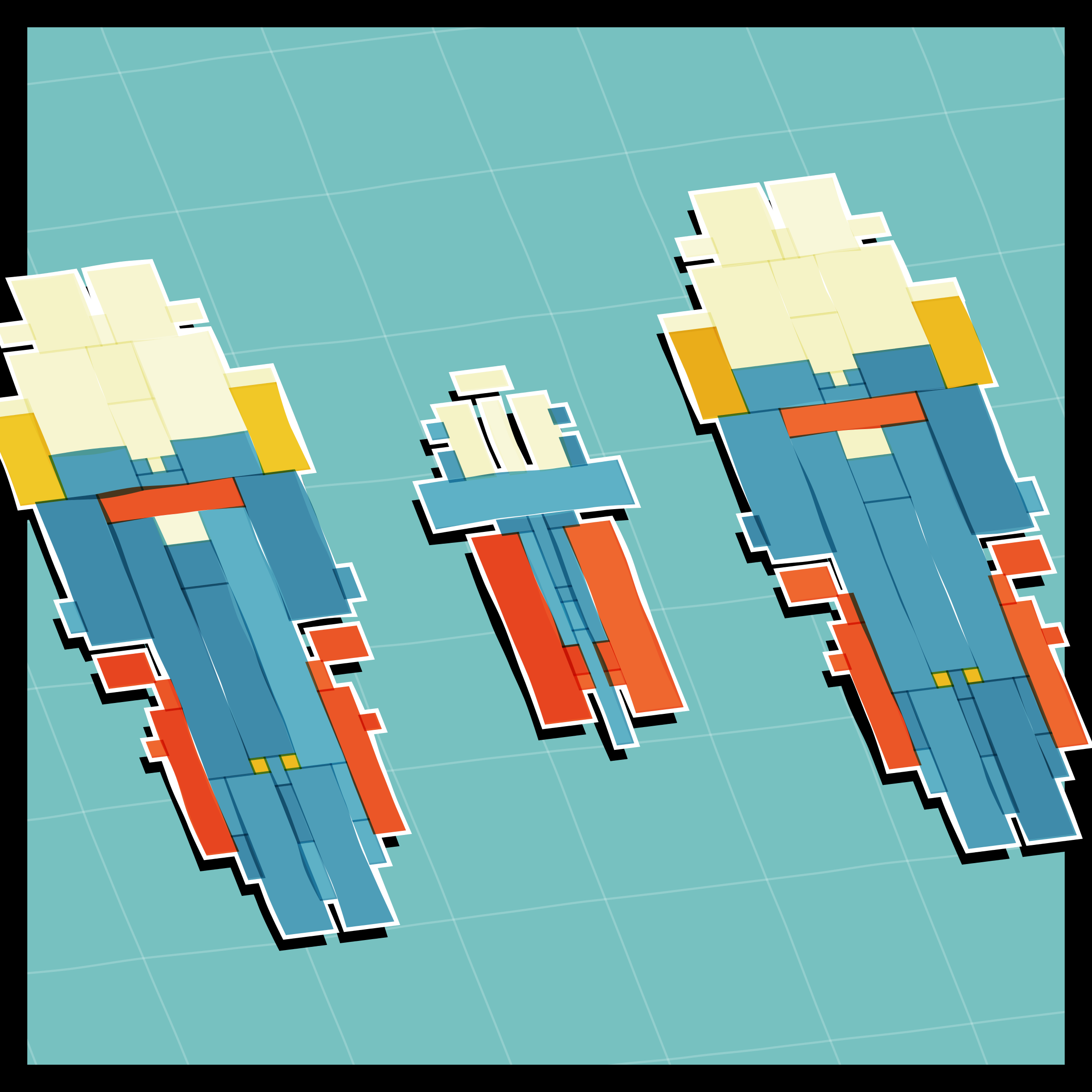 Art Blocks - Art Blocks v2 - Paper Armada #769 - NFT # 37000769