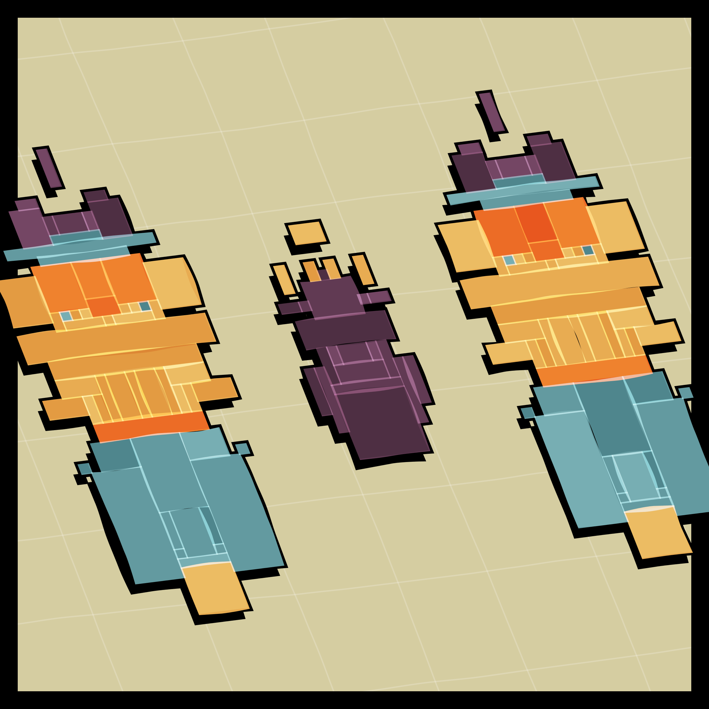 Art Blocks - Art Blocks v2 - Paper Armada #778 - NFT # 37000778