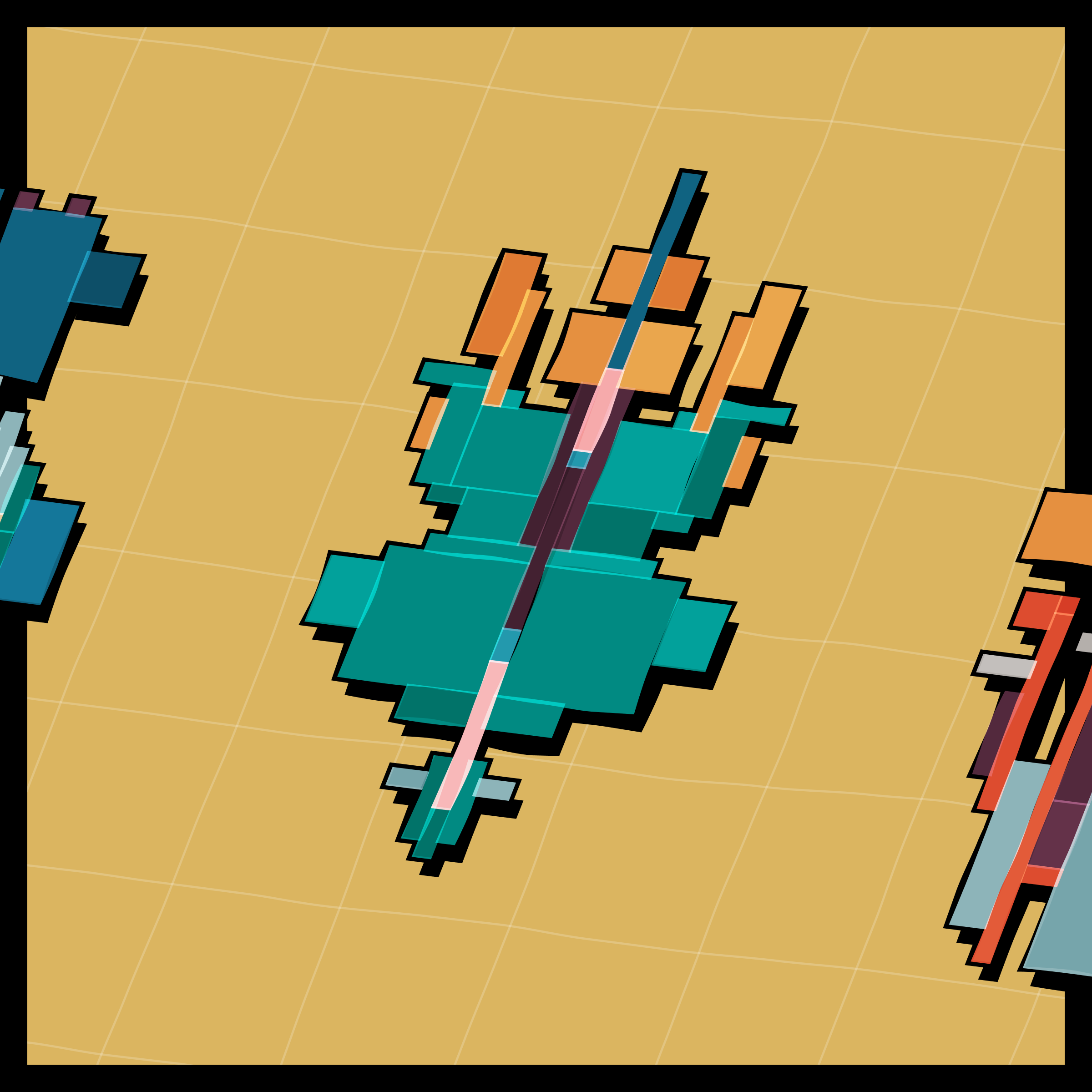 Art Blocks - Art Blocks v2 - Paper Armada #780 - NFT # 37000780