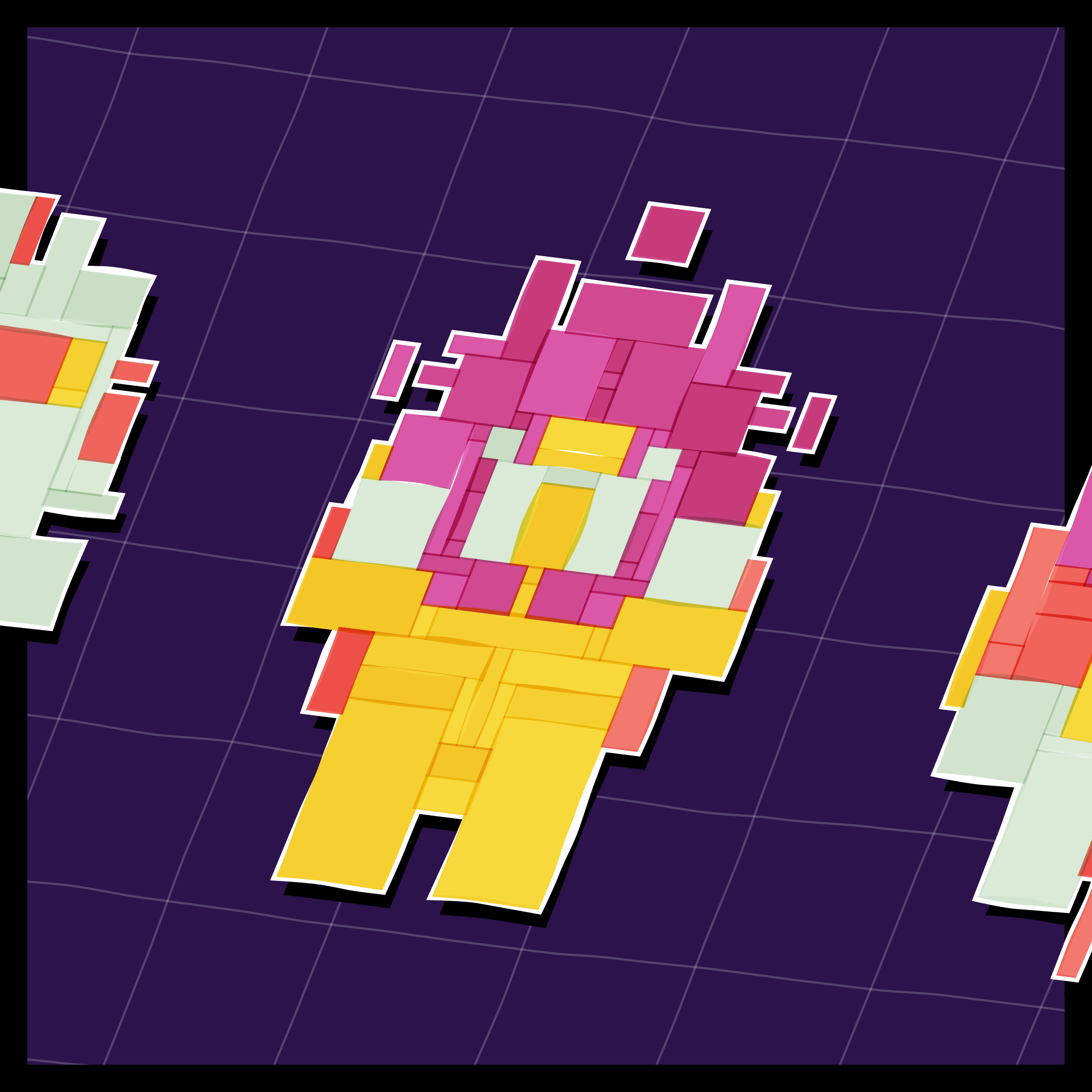 Art Blocks - Art Blocks v2 - Paper Armada #784 - NFT # 37000784