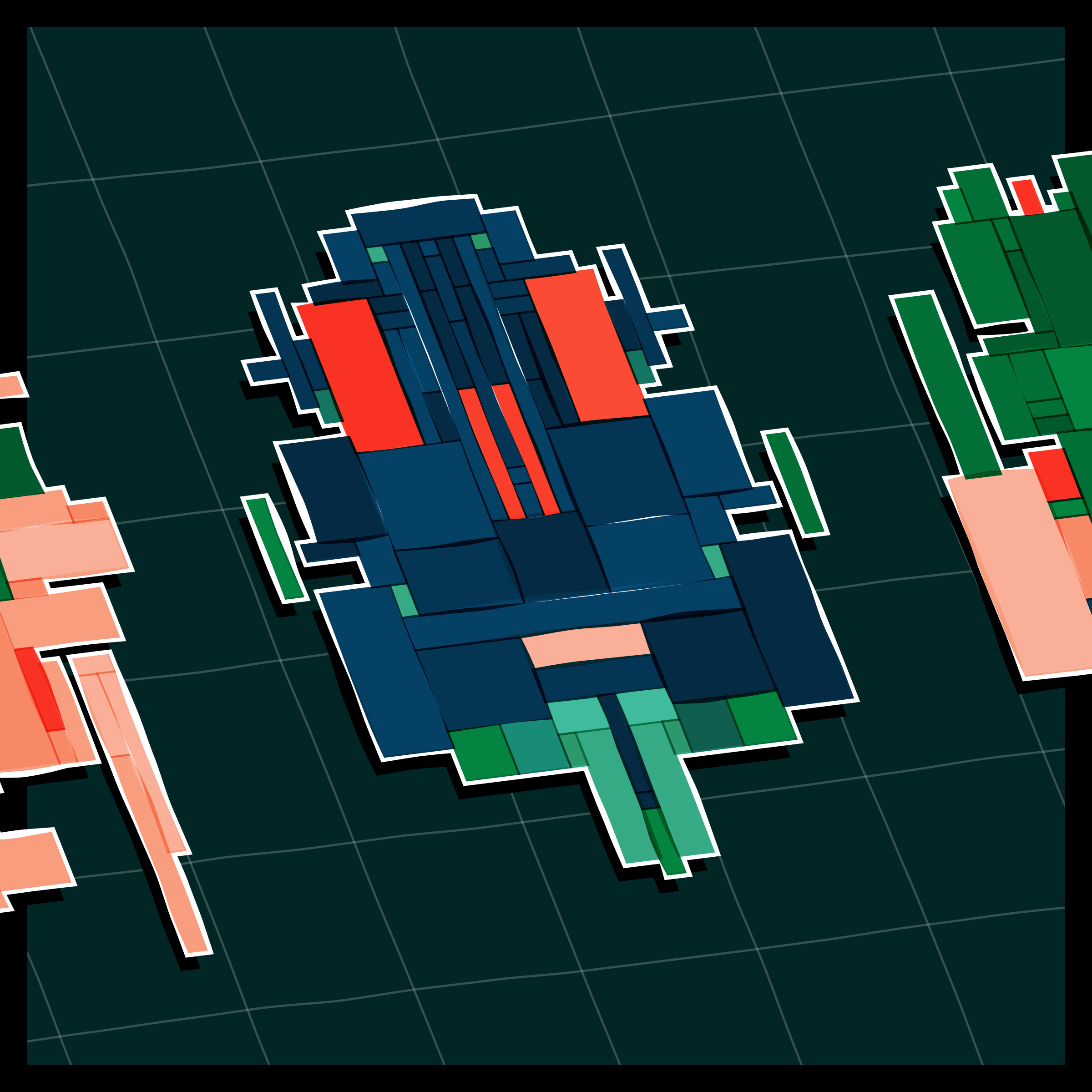 Art Blocks - Art Blocks v2 - Paper Armada #791 - NFT # 37000791