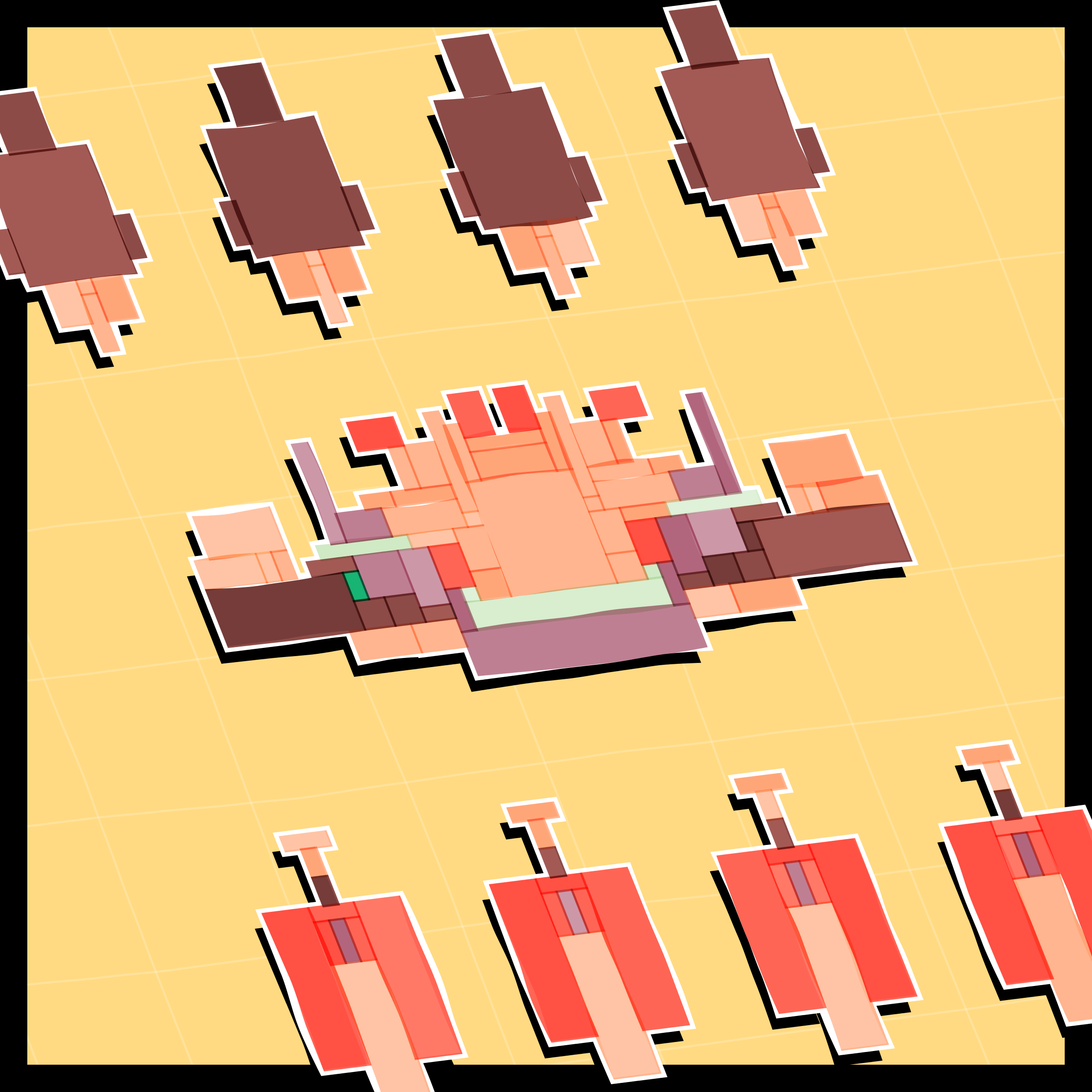 Art Blocks - Art Blocks v2 - Paper Armada #798 - NFT # 37000798