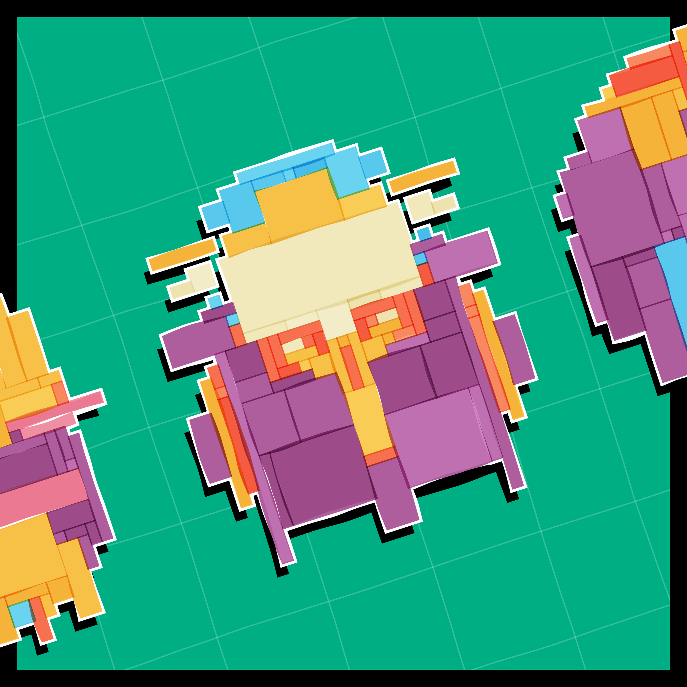 Art Blocks - Art Blocks v2 - Paper Armada #816 - NFT # 37000816