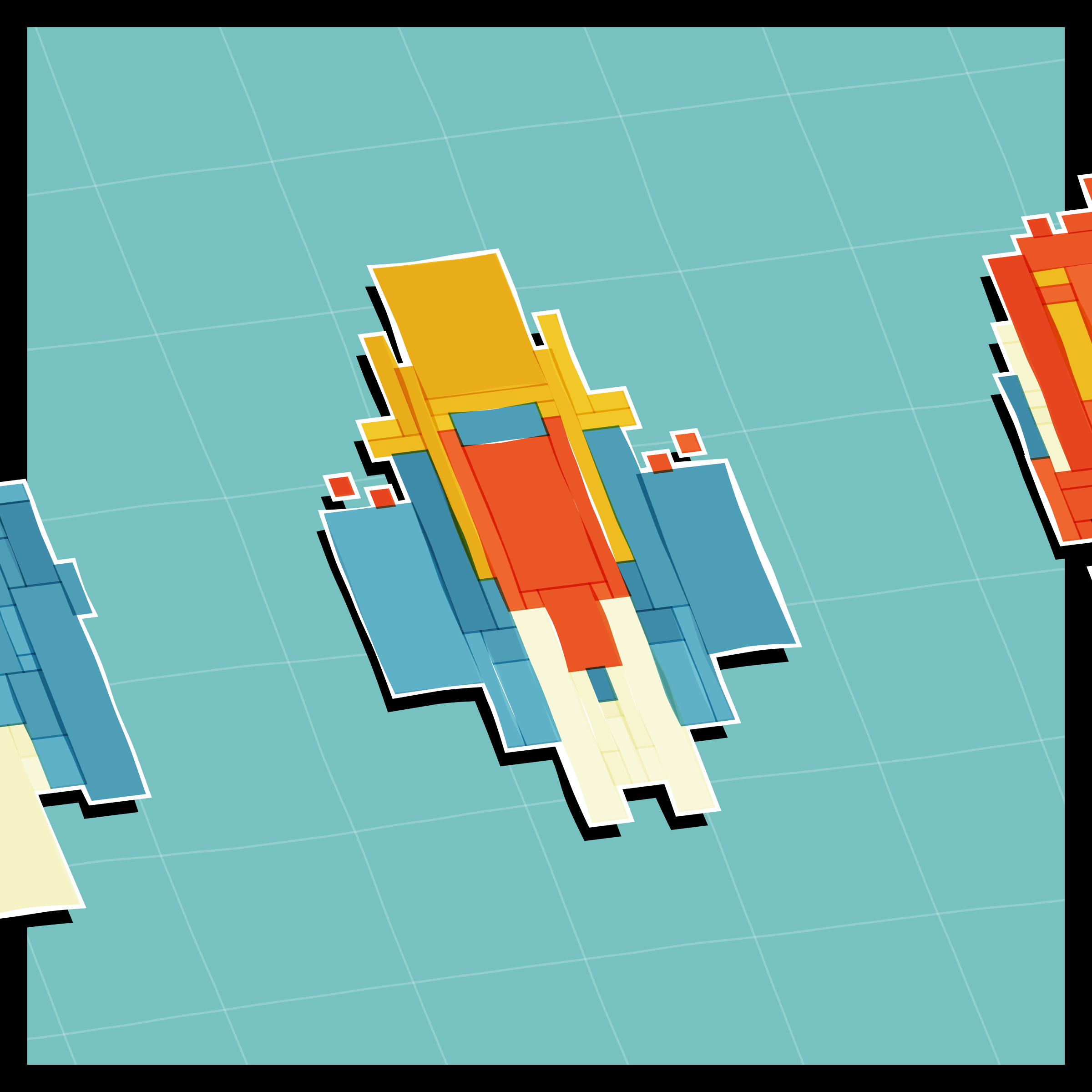 Art Blocks - Art Blocks v2 - Paper Armada #821 - NFT # 37000821