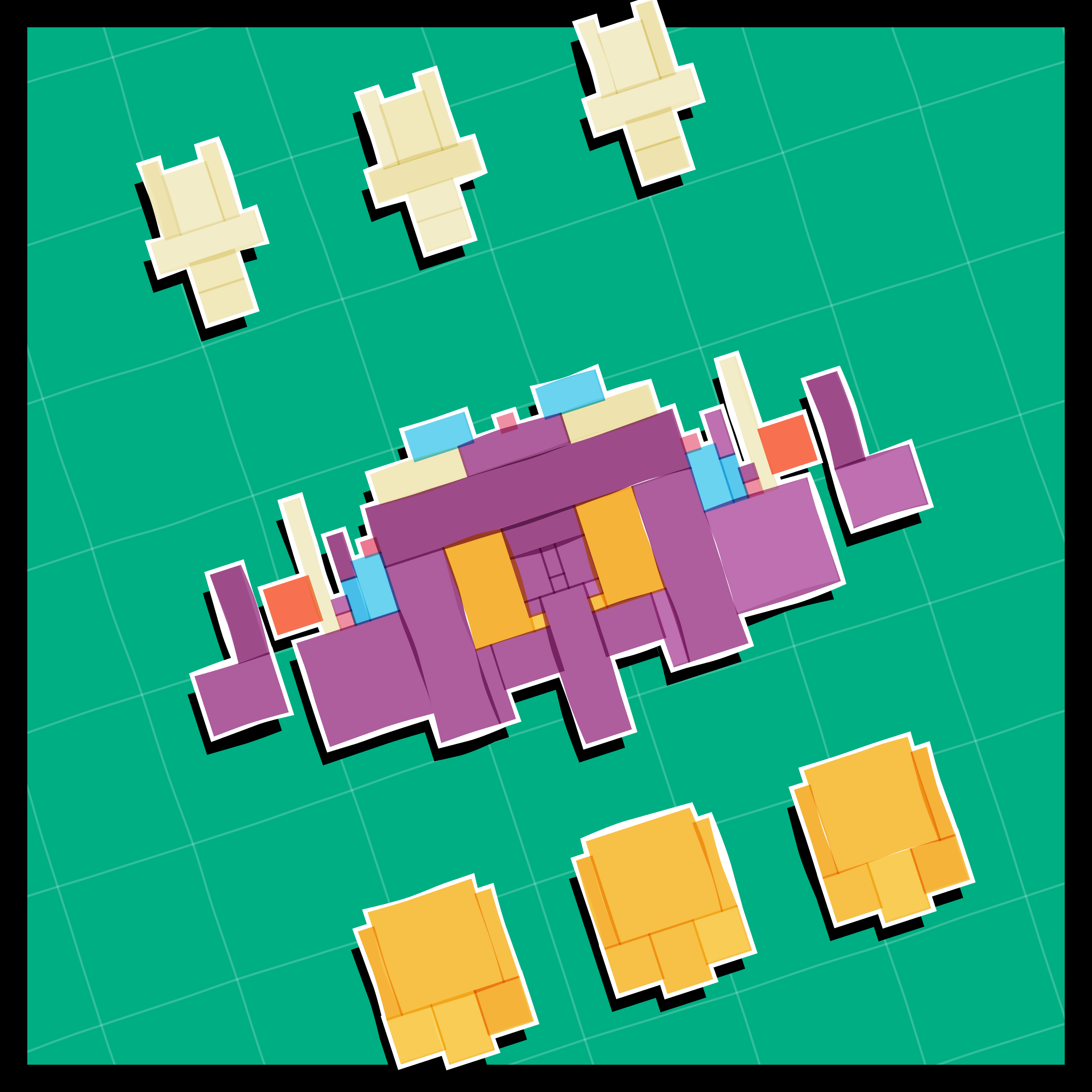 Art Blocks - Art Blocks v2 - Paper Armada #825 - NFT # 37000825