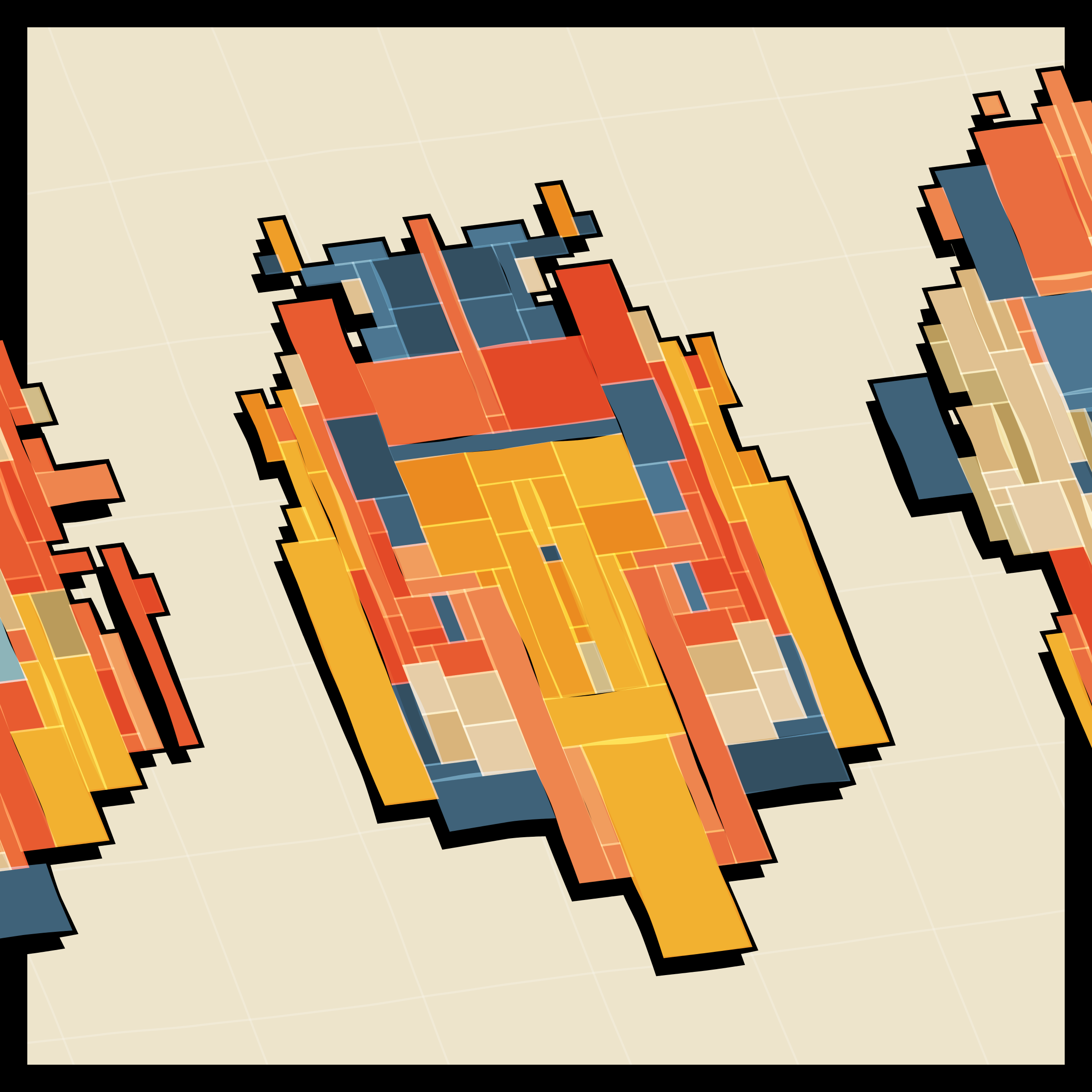 Art Blocks - Art Blocks v2 - Paper Armada #833 - NFT # 37000833