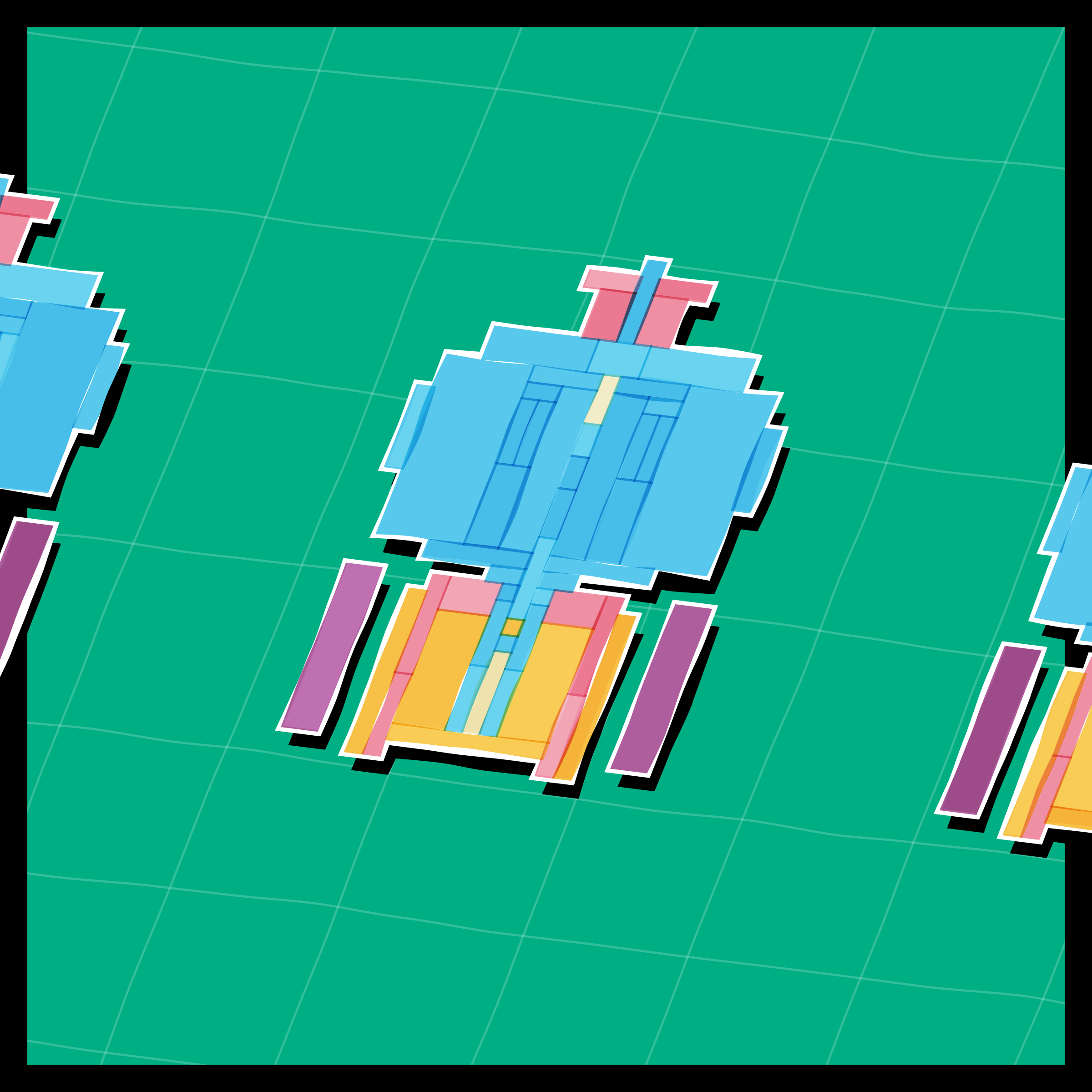 Art Blocks - Art Blocks v2 - Paper Armada #838 - NFT # 37000838