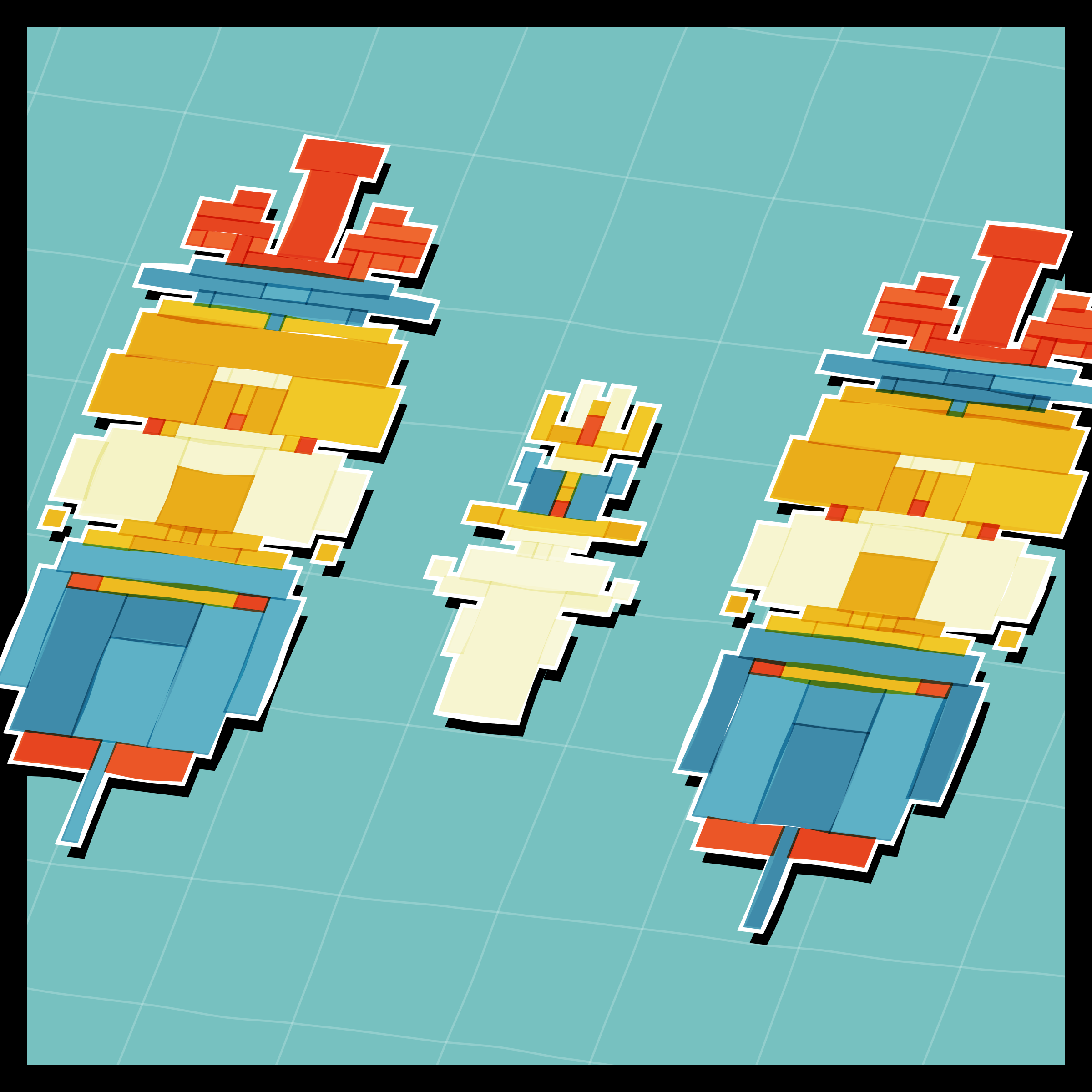 Art Blocks - Art Blocks v2 - Paper Armada #841 - NFT # 37000841