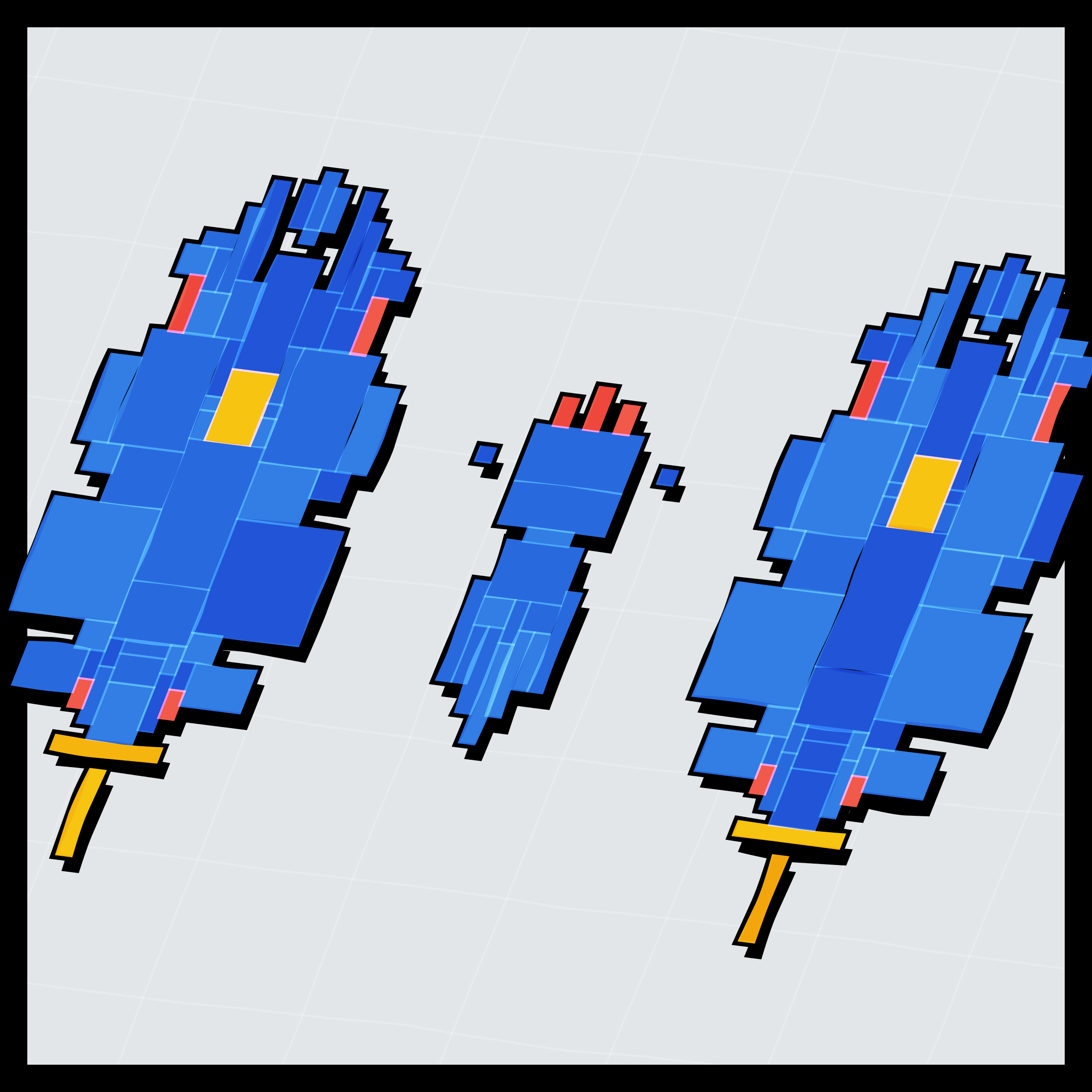 Art Blocks - Art Blocks v2 - Paper Armada #843 - NFT # 37000843