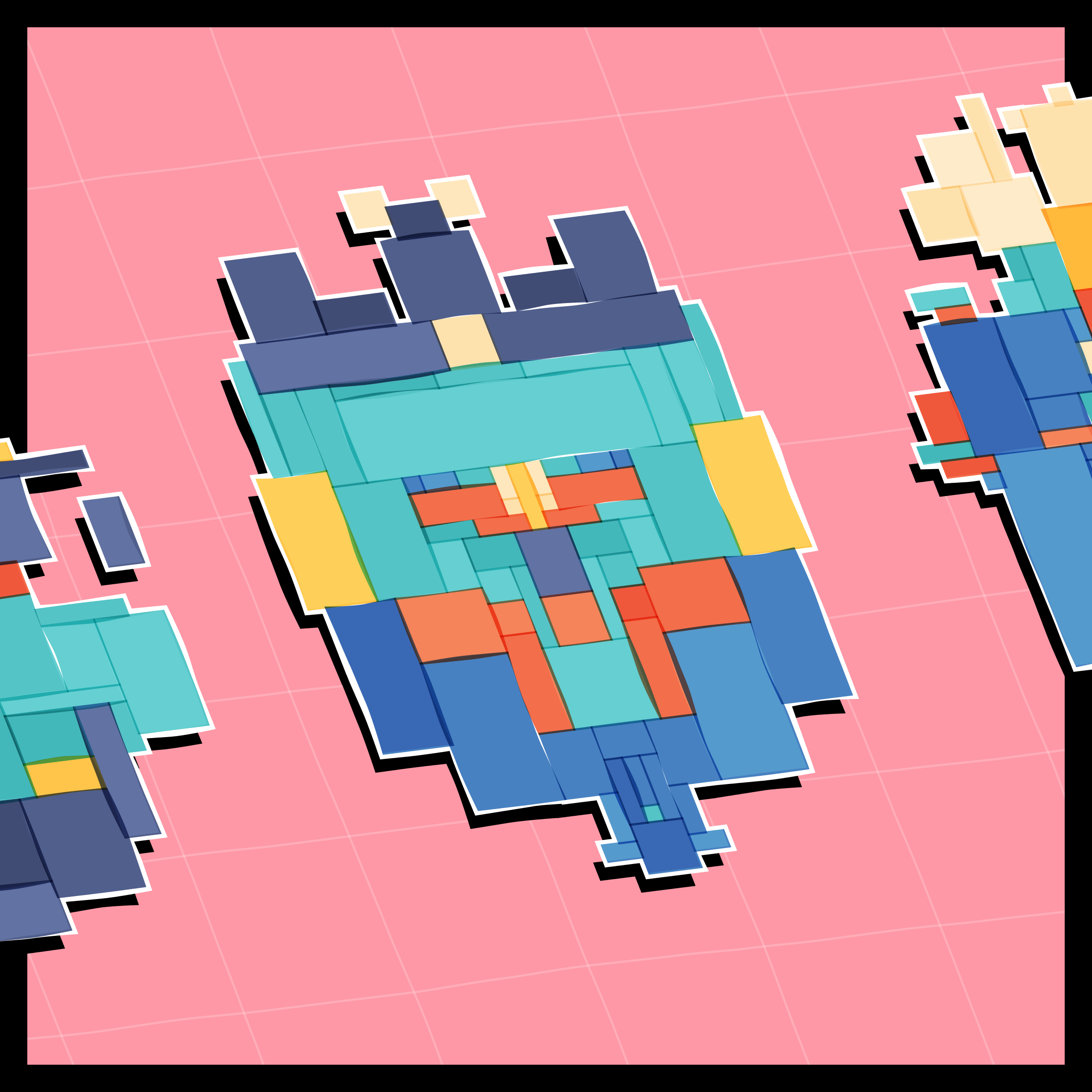 Art Blocks - Art Blocks v2 - Paper Armada #844 - NFT # 37000844