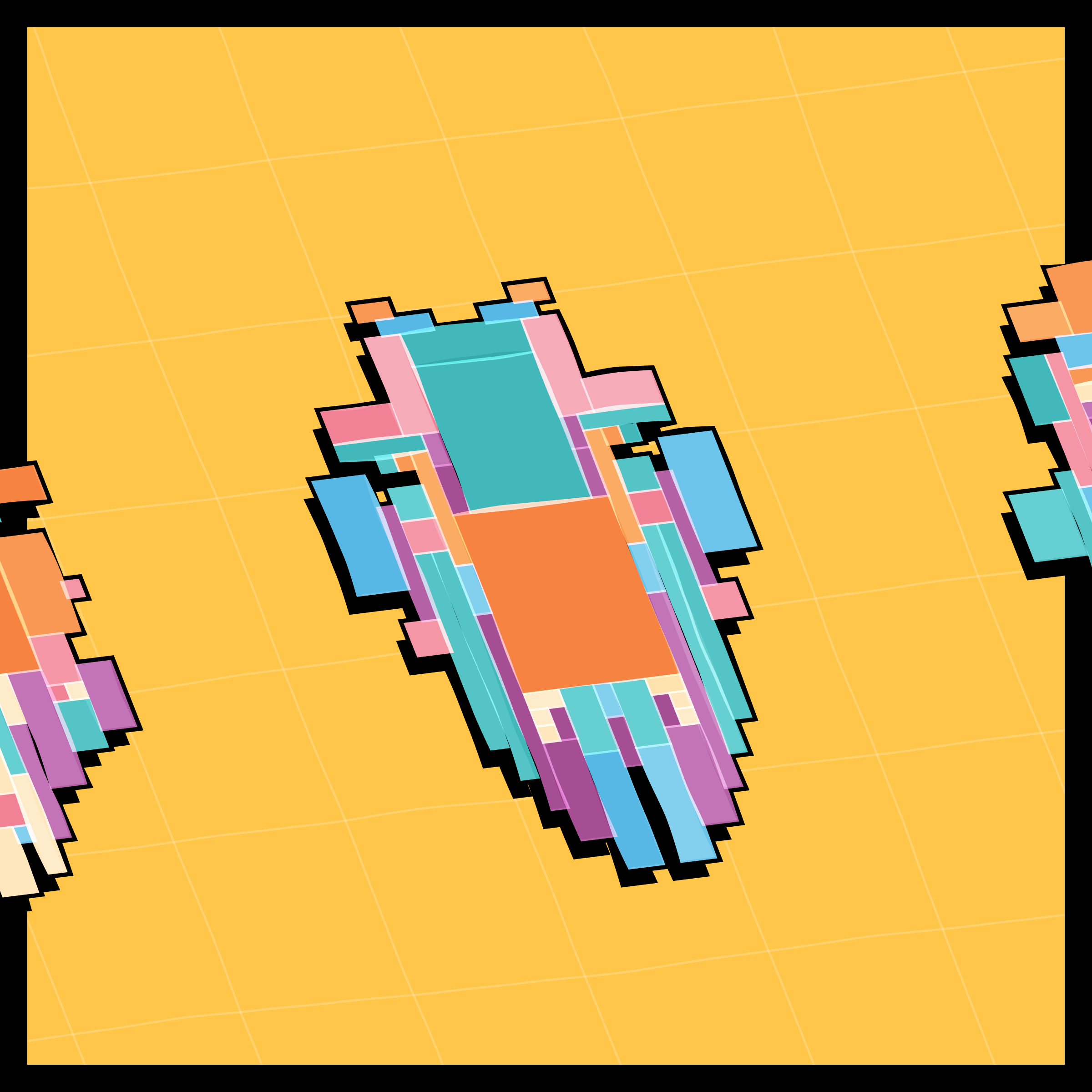 Art Blocks - Art Blocks v2 - Paper Armada #848 - NFT # 37000848