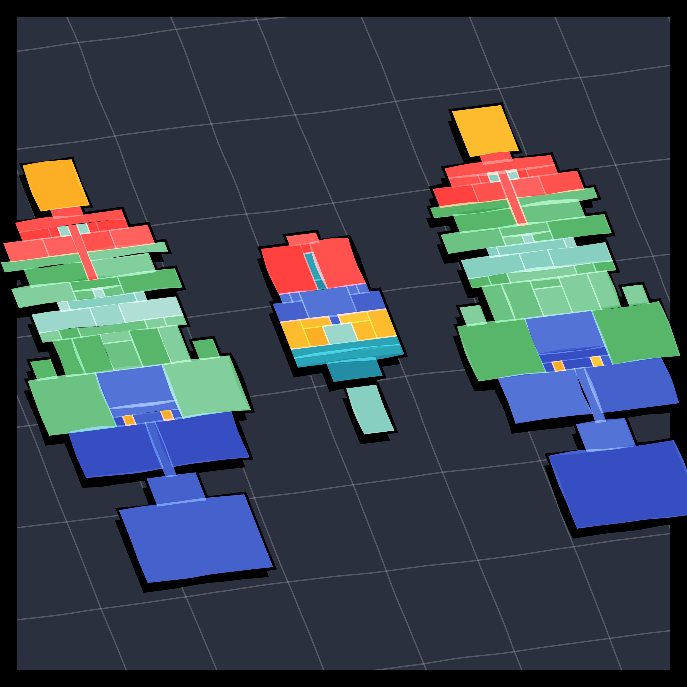 Art Blocks - Art Blocks v2 - Paper Armada #857 - NFT # 37000857