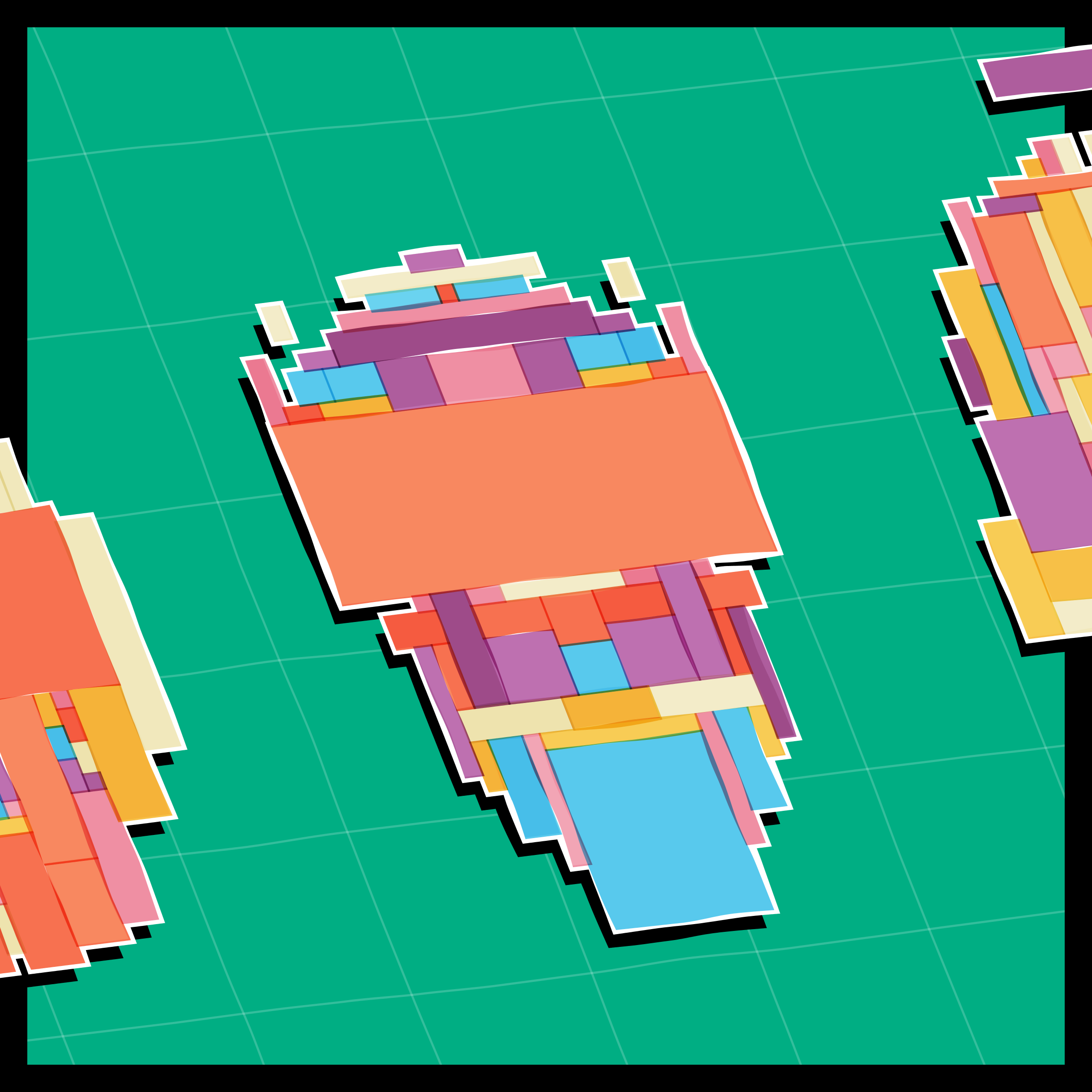 Art Blocks - Art Blocks v2 - Paper Armada #858 - NFT # 37000858