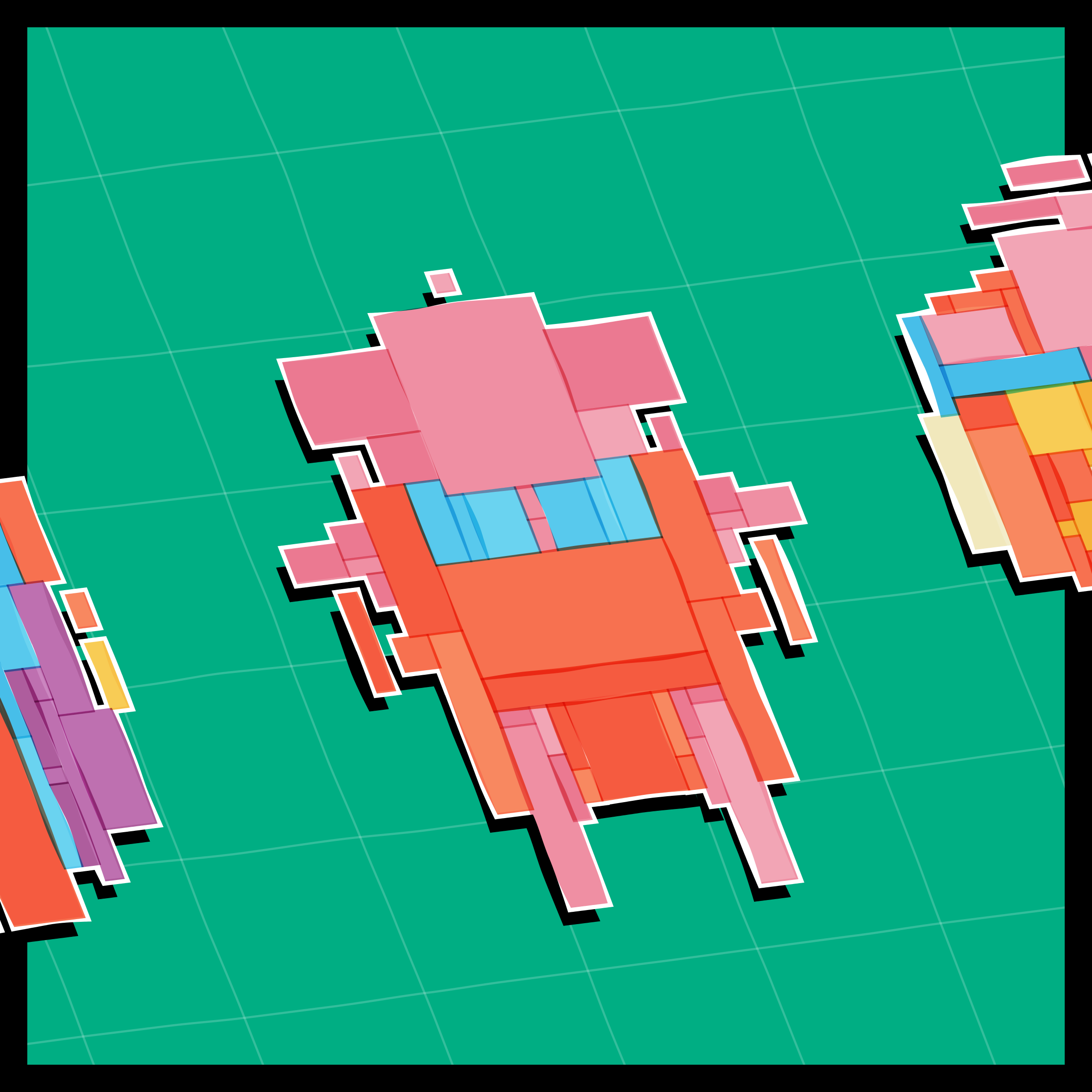 Art Blocks - Art Blocks v2 - Paper Armada #860 - NFT # 37000860