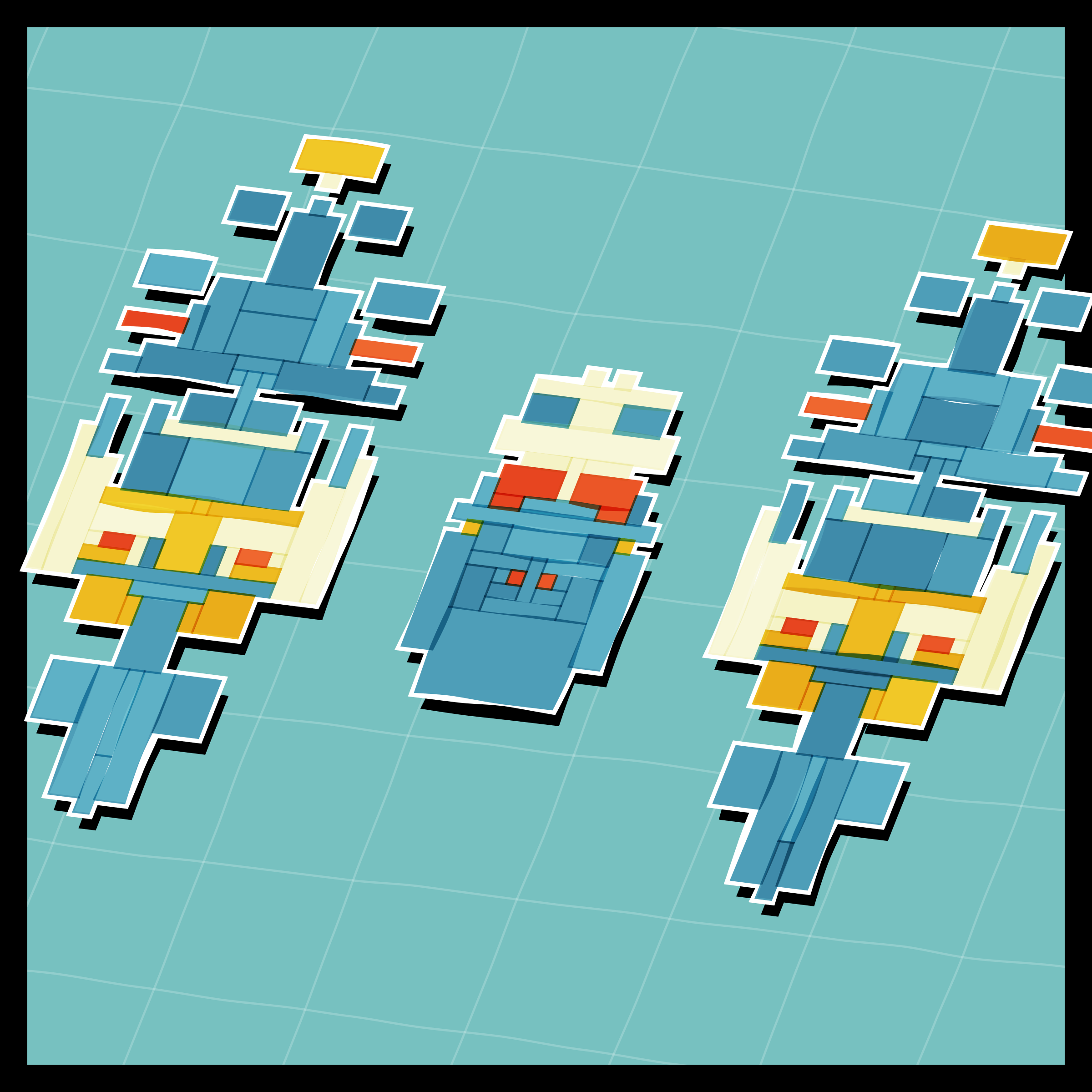 Art Blocks - Art Blocks v2 - Paper Armada #876 - NFT # 37000876