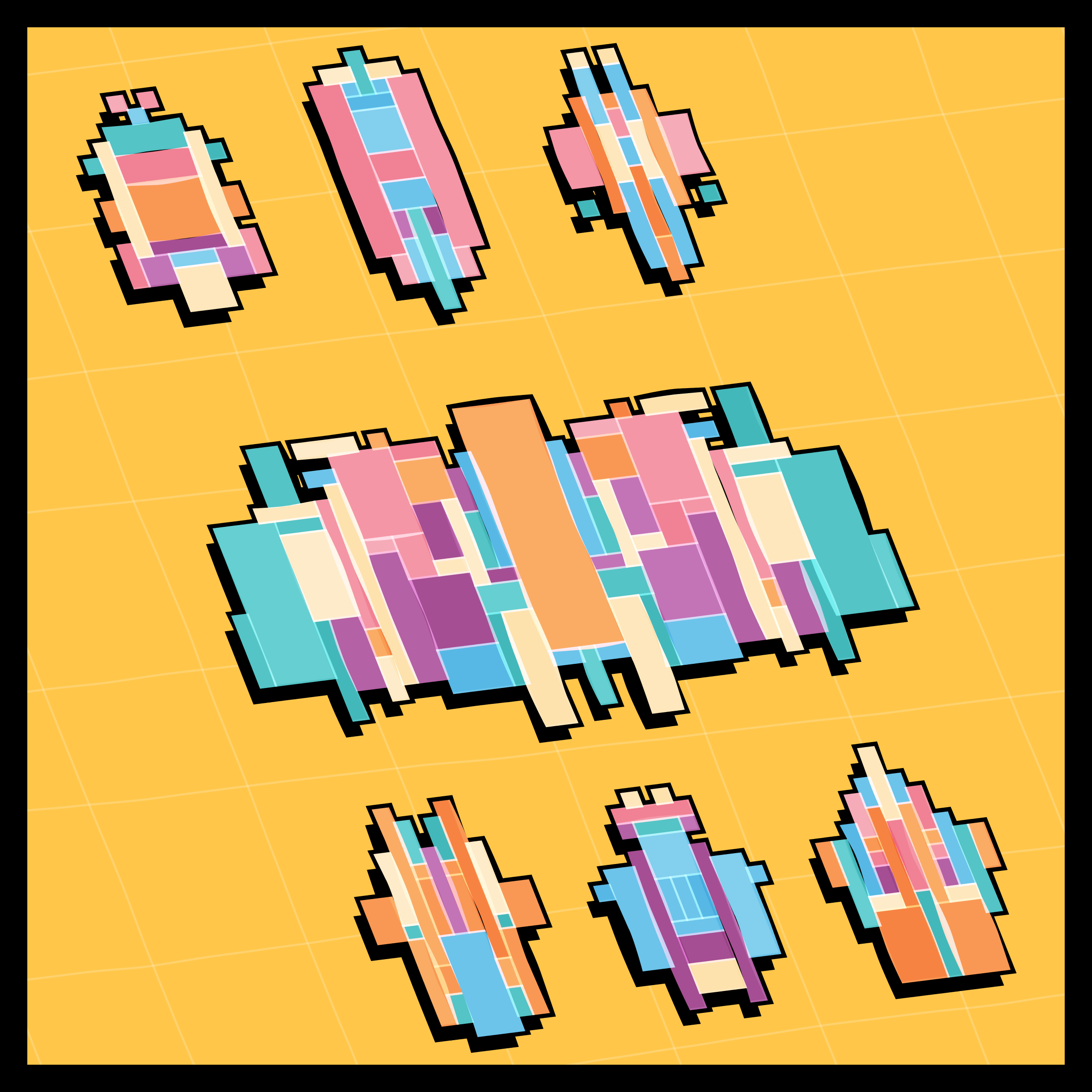 Art Blocks - Art Blocks v2 - Paper Armada #904 - NFT # 37000904