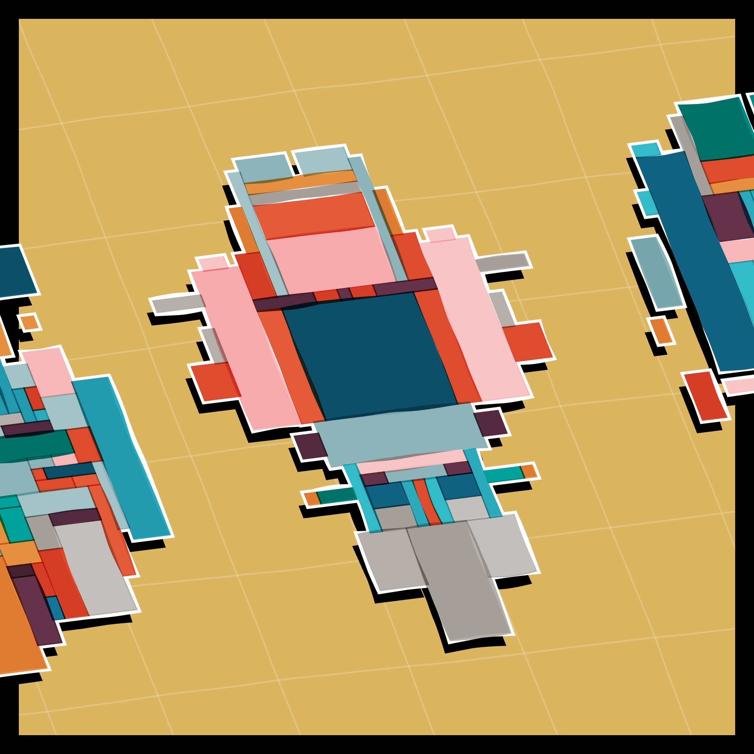 Art Blocks - Art Blocks v2 - Paper Armada #917 - NFT # 37000917