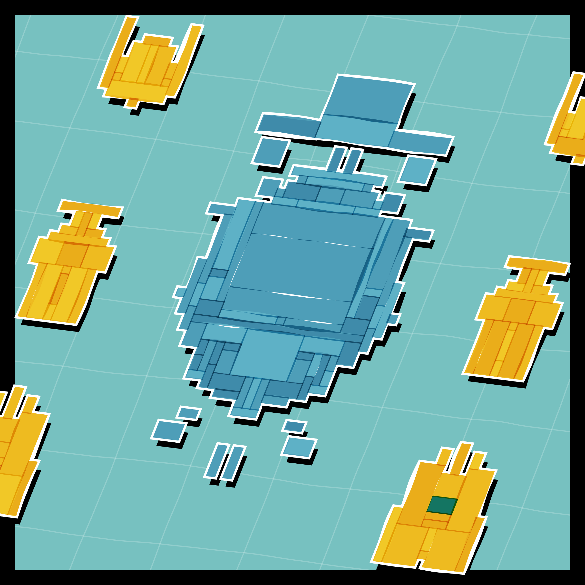 Art Blocks - Art Blocks v2 - Paper Armada #919 - NFT # 37000919