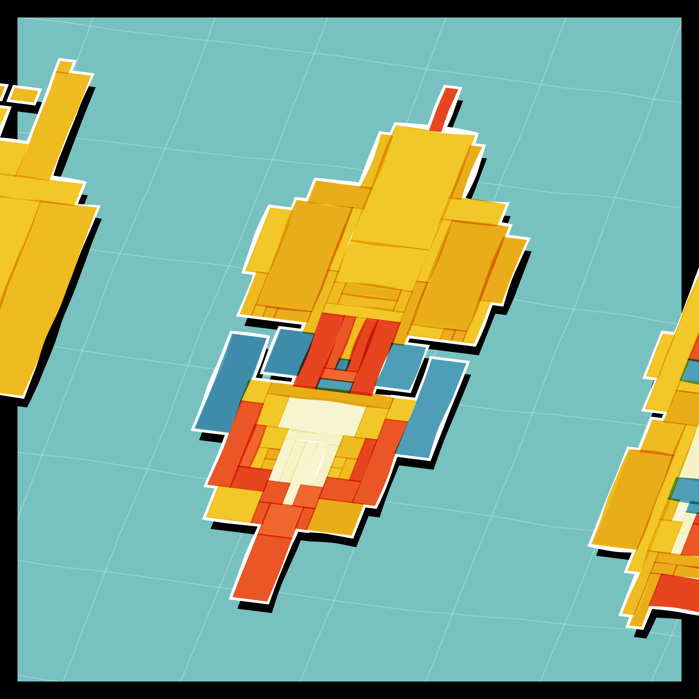 Art Blocks - Art Blocks v2 - Paper Armada #922 - NFT # 37000922