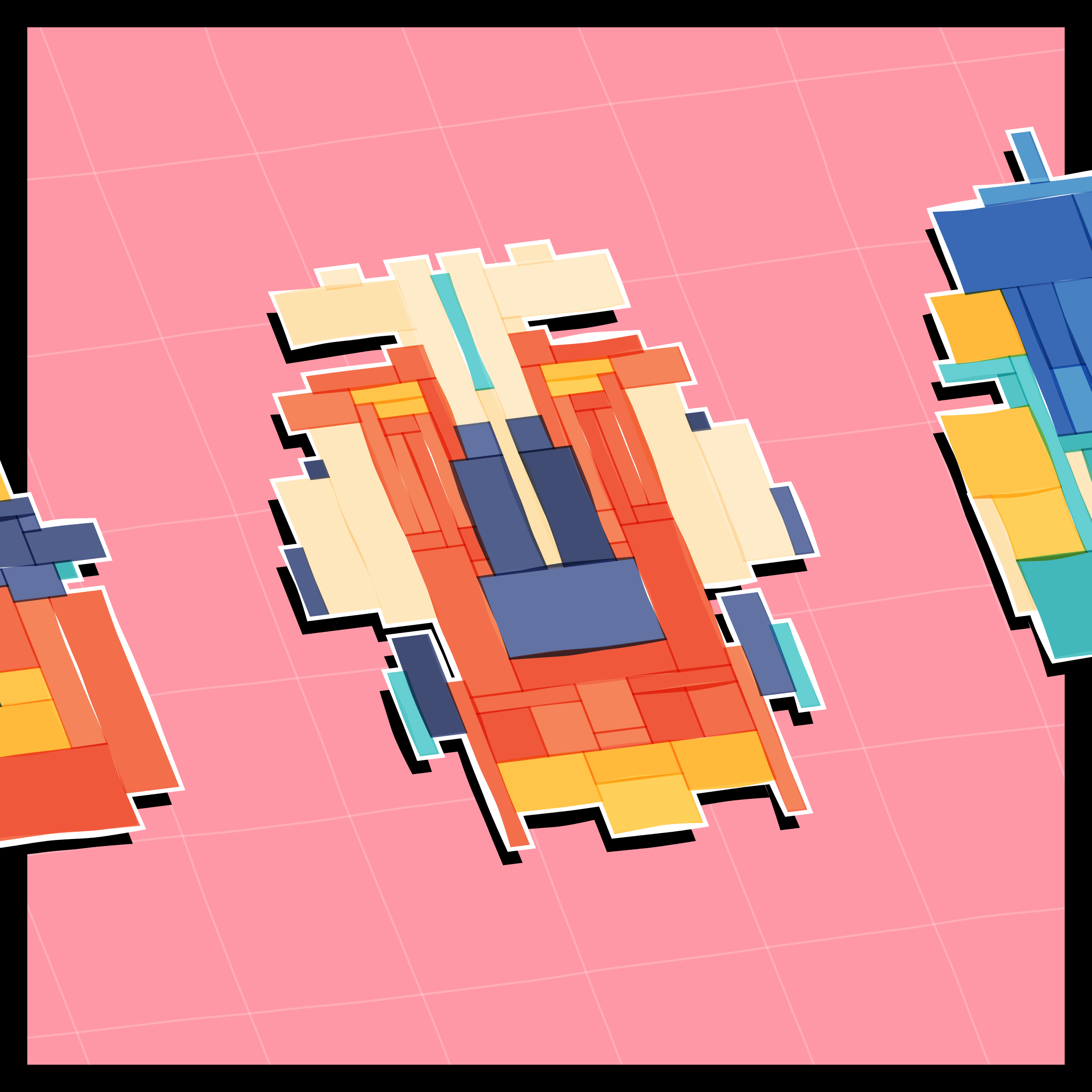 Art Blocks - Art Blocks v2 - Paper Armada #940 - NFT # 37000940