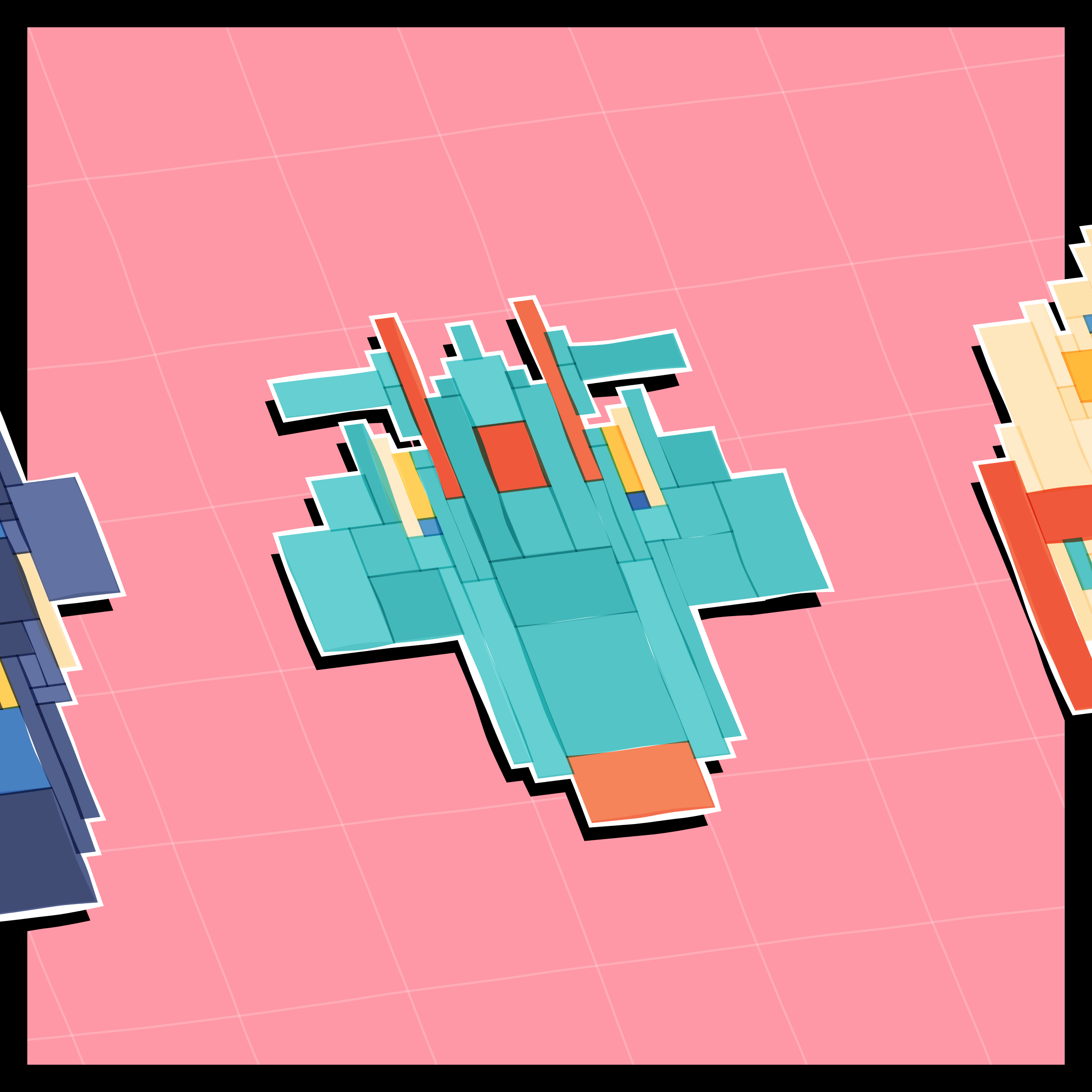 Art Blocks - Art Blocks v2 - Paper Armada #967 - NFT # 37000967