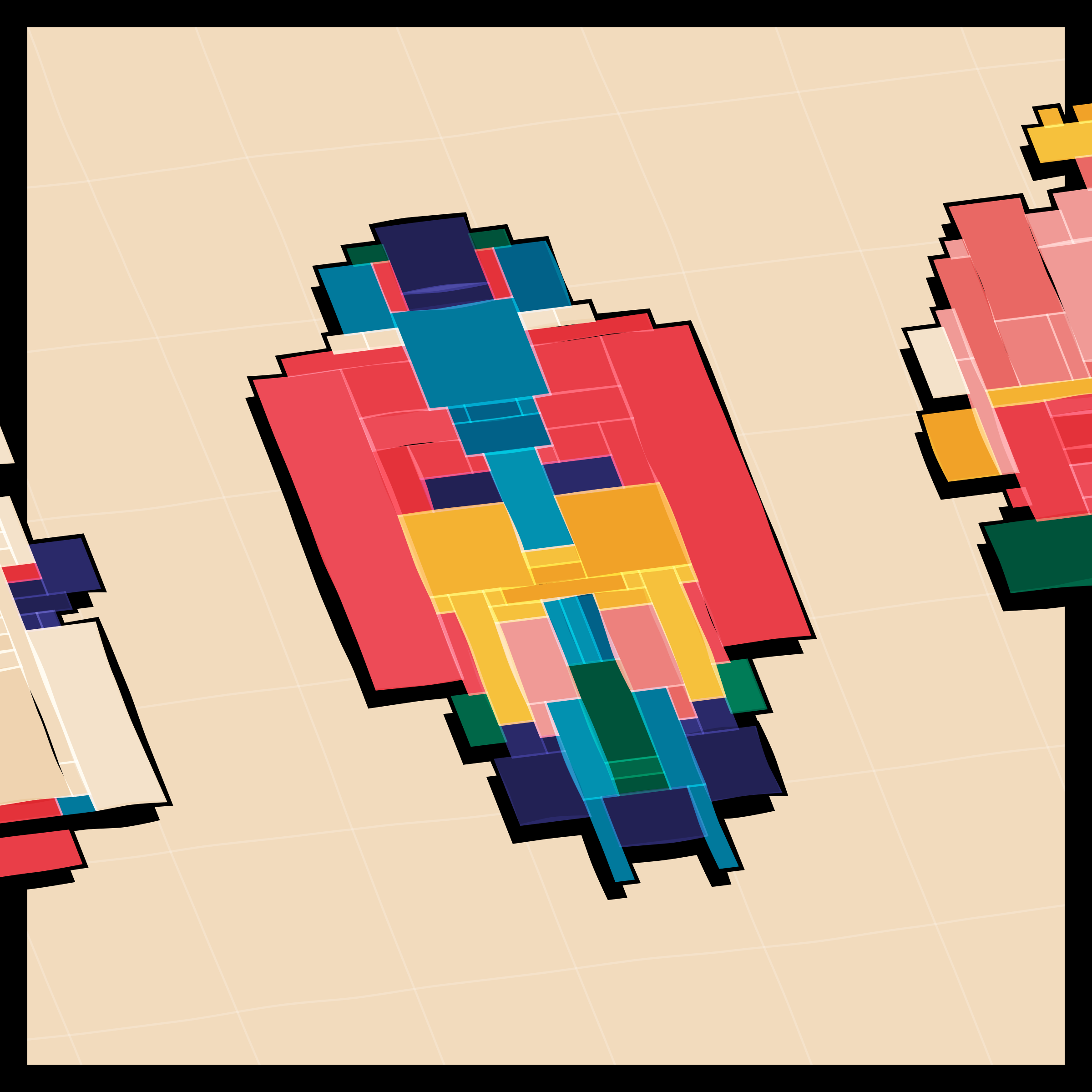 Art Blocks - Art Blocks v2 - Paper Armada #970 - NFT # 37000970