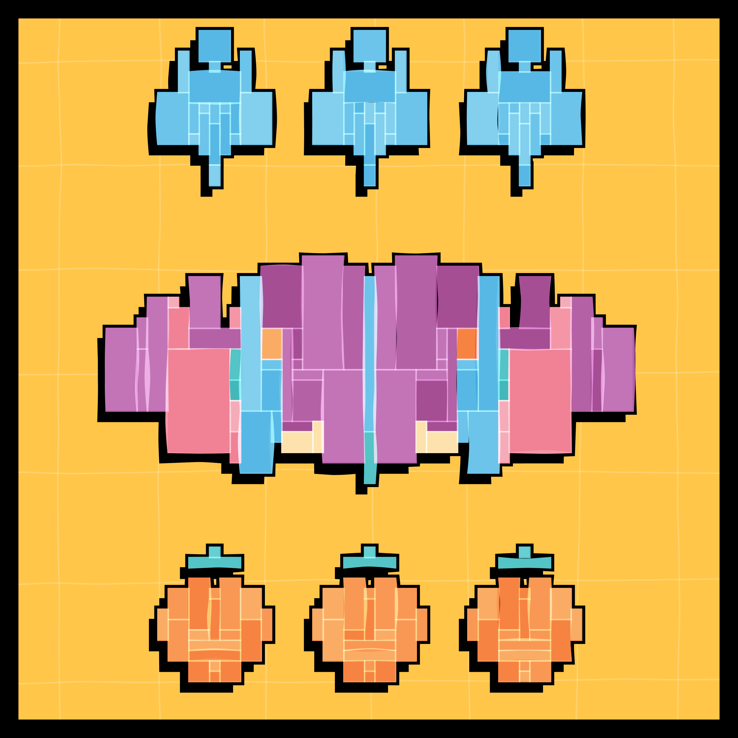 Art Blocks - Art Blocks v2 - Paper Armada #974 - NFT # 37000974