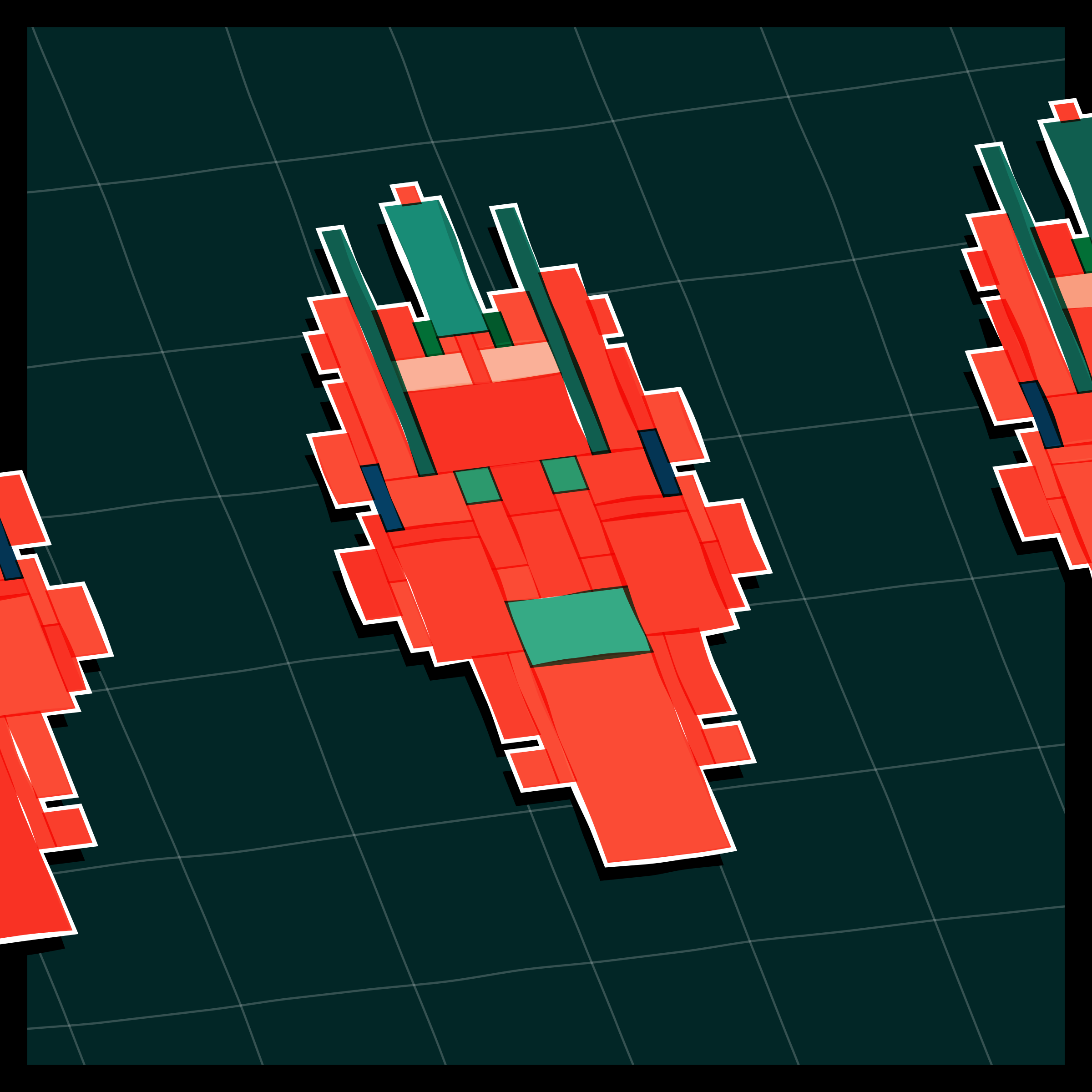 Art Blocks - Art Blocks v2 - Paper Armada #975 - NFT # 37000975