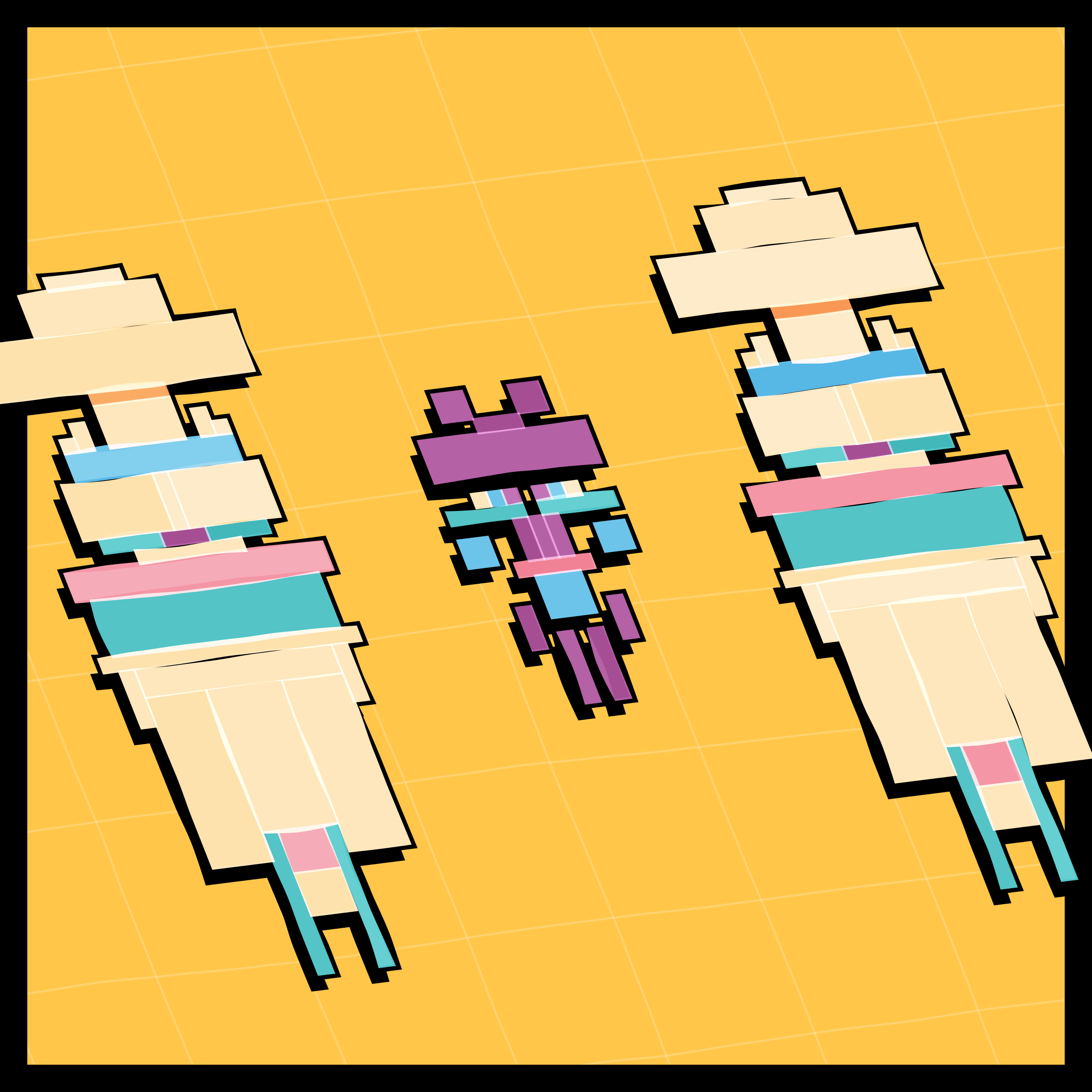 Art Blocks - Art Blocks v2 - Paper Armada #983 - NFT # 37000983