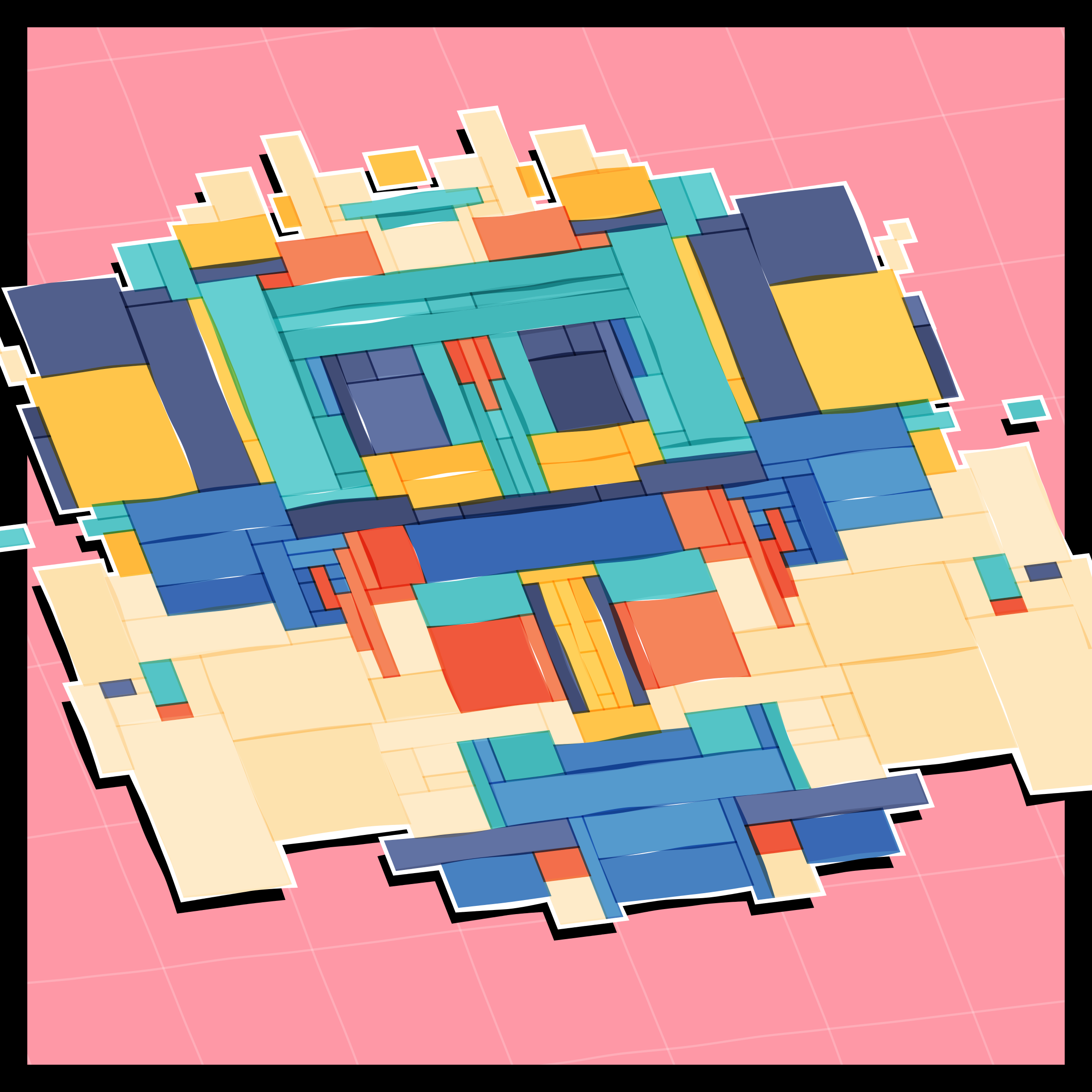 Art Blocks - Art Blocks v2 - Paper Armada #1018 - NFT # 37001018