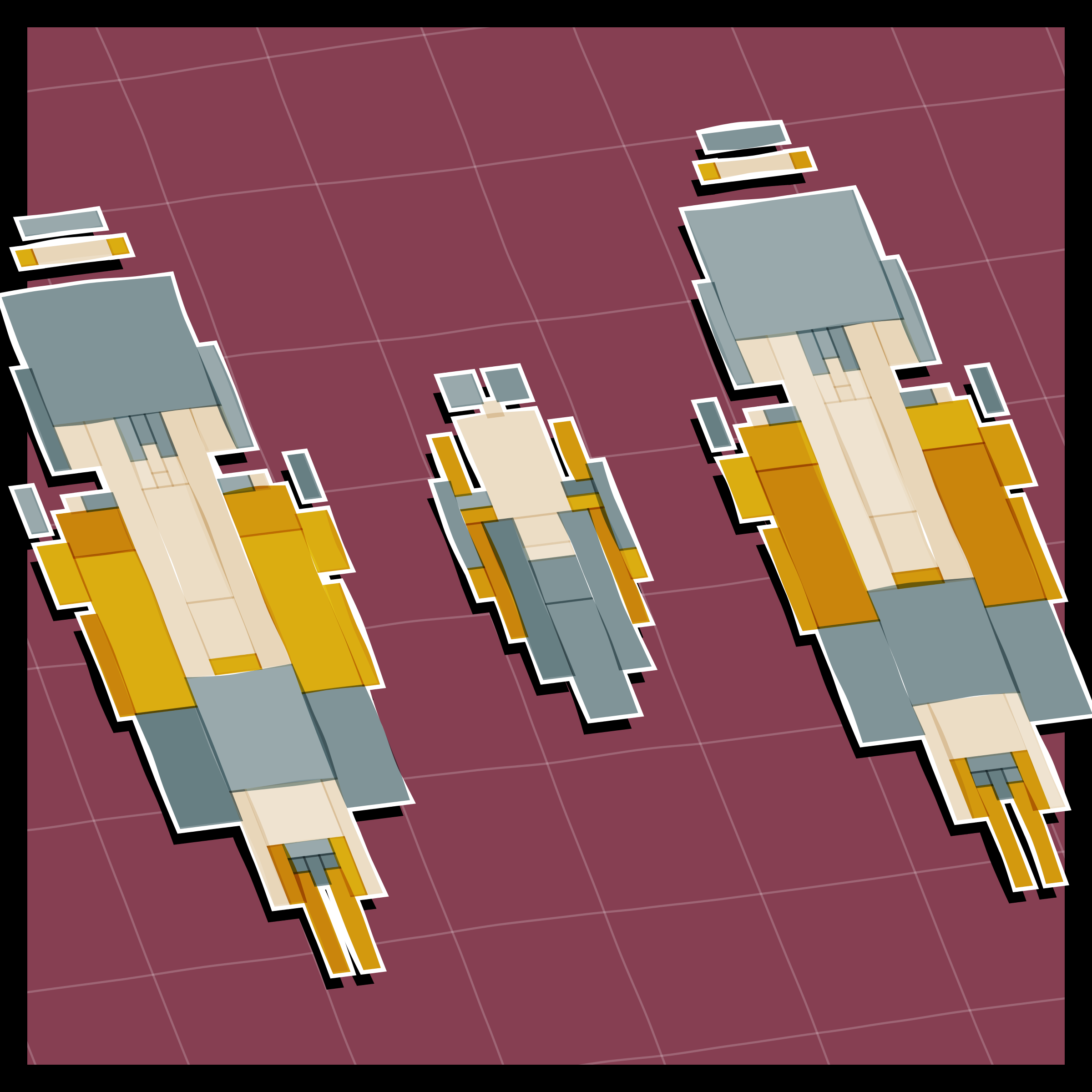 Art Blocks - Art Blocks v2 - Paper Armada #1019 - NFT # 37001019