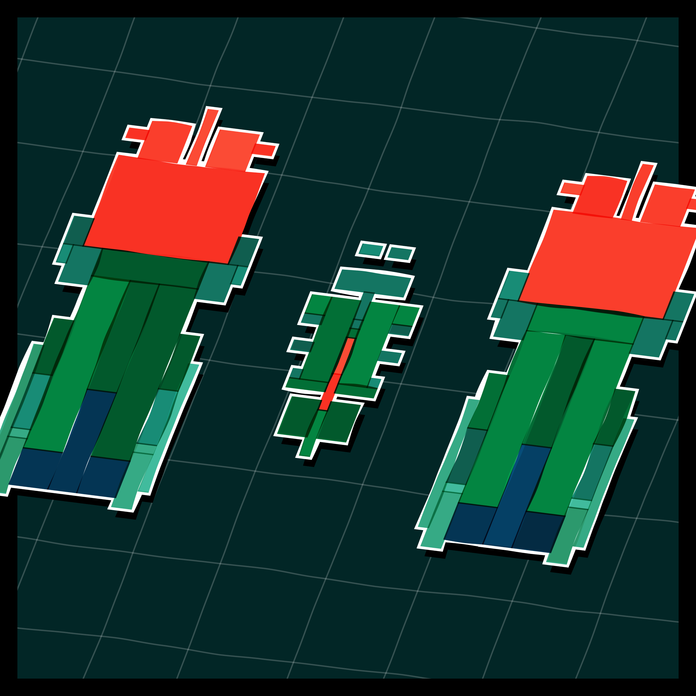 Art Blocks - Art Blocks v2 - Paper Armada #1030 - NFT # 37001030