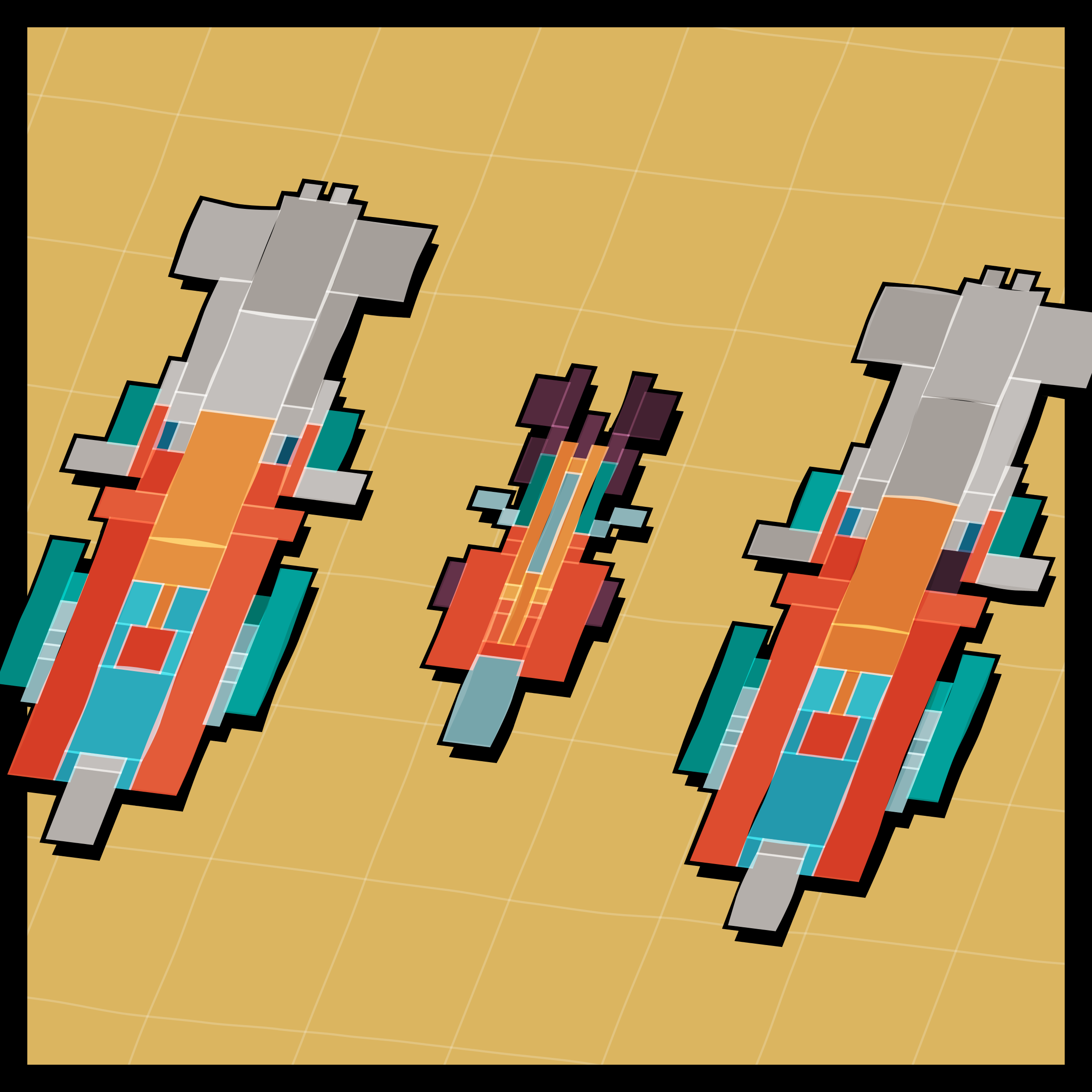 Art Blocks - Art Blocks v2 - Paper Armada #1034 - NFT # 37001034