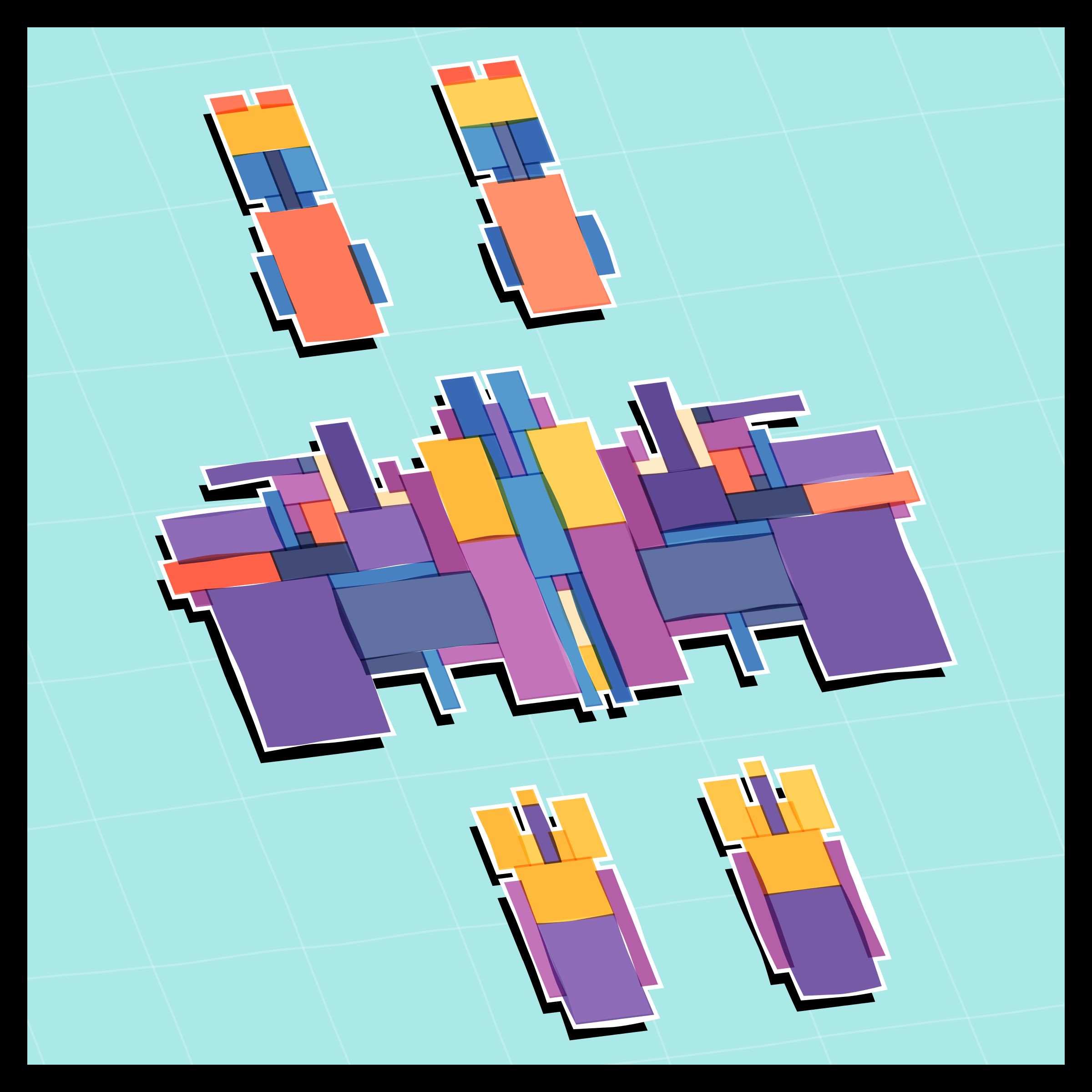 Art Blocks - Art Blocks v2 - Paper Armada #1046 - NFT # 37001046