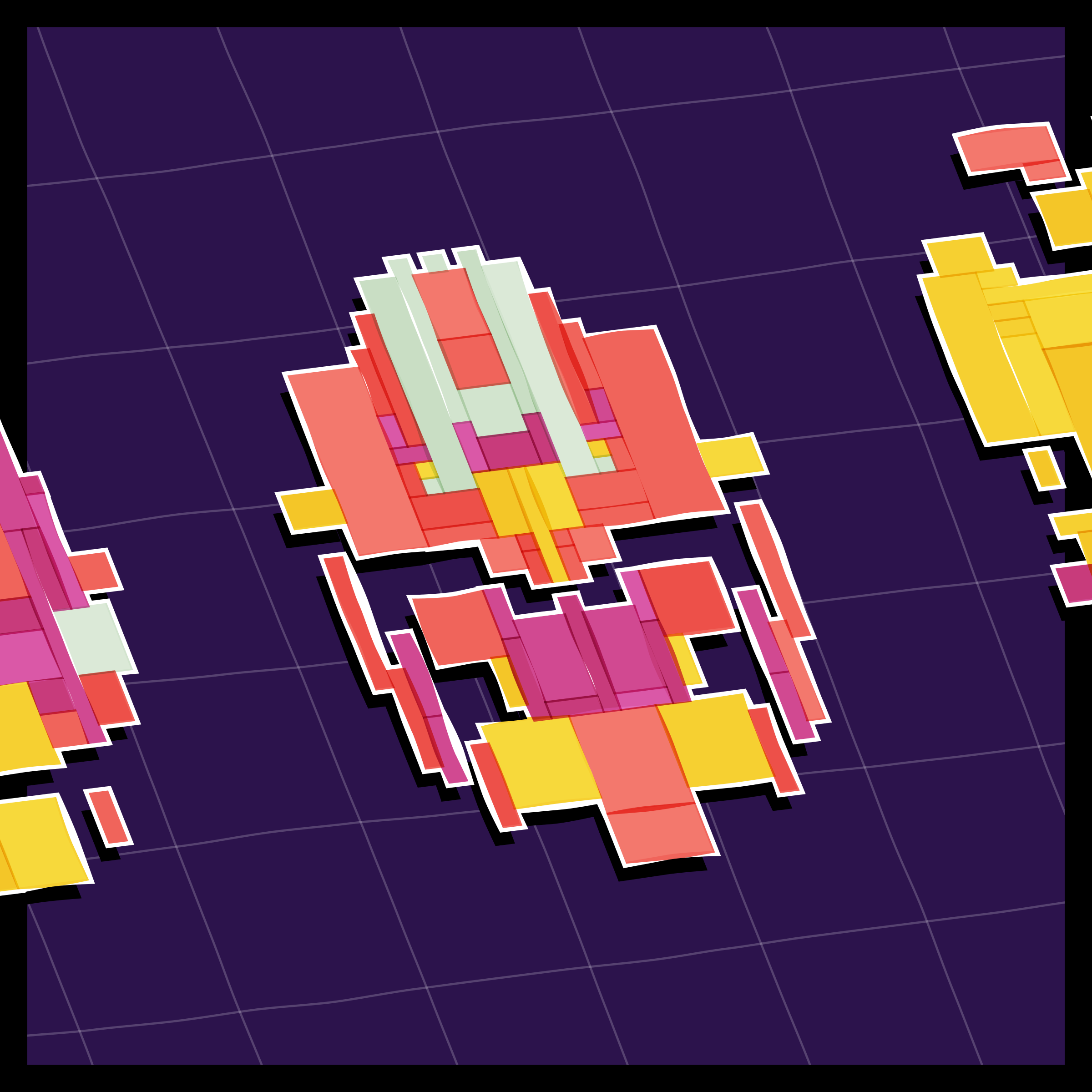 Art Blocks - Art Blocks v2 - Paper Armada #1054 - NFT # 37001054