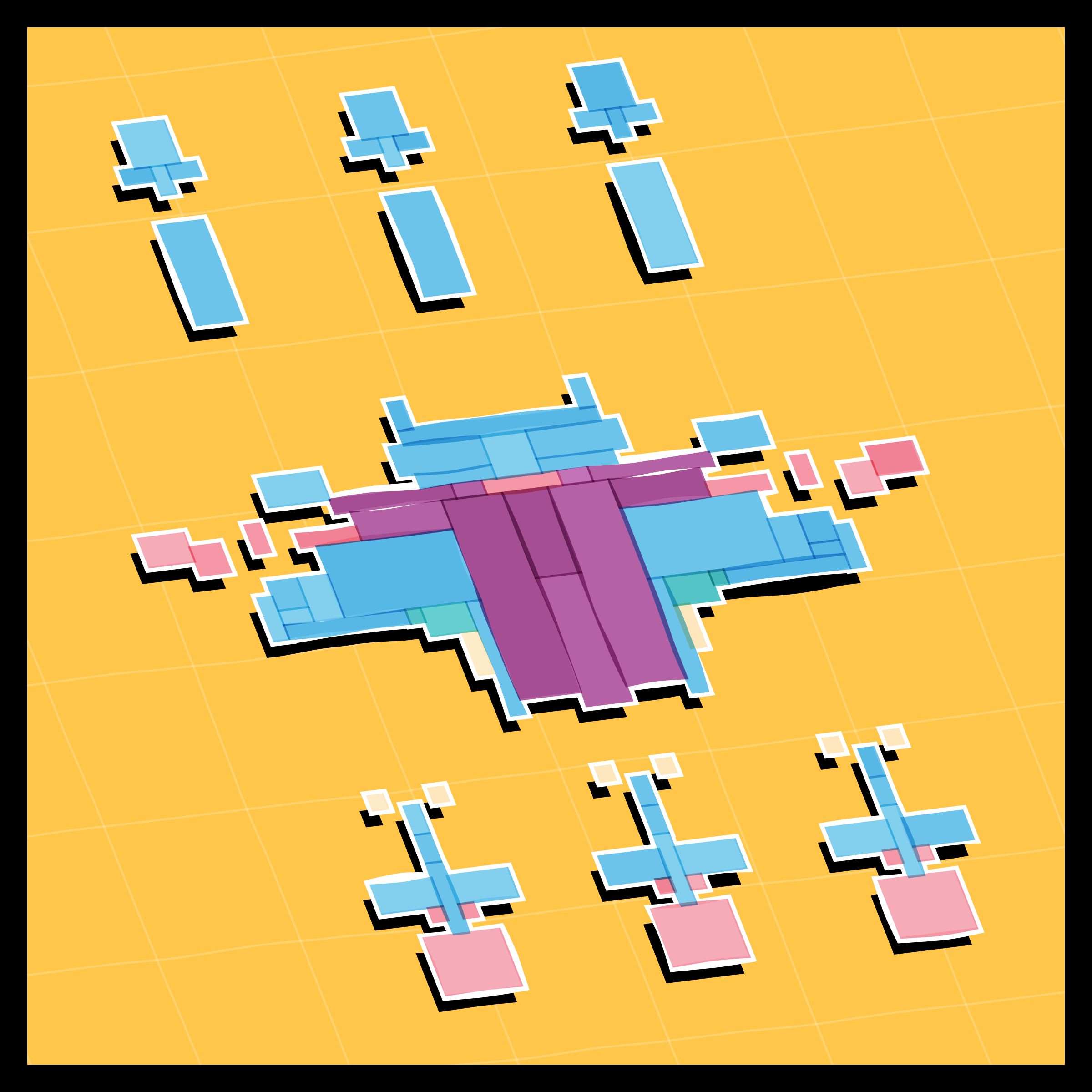 Art Blocks - Art Blocks v2 - Paper Armada #1056 - NFT # 37001056