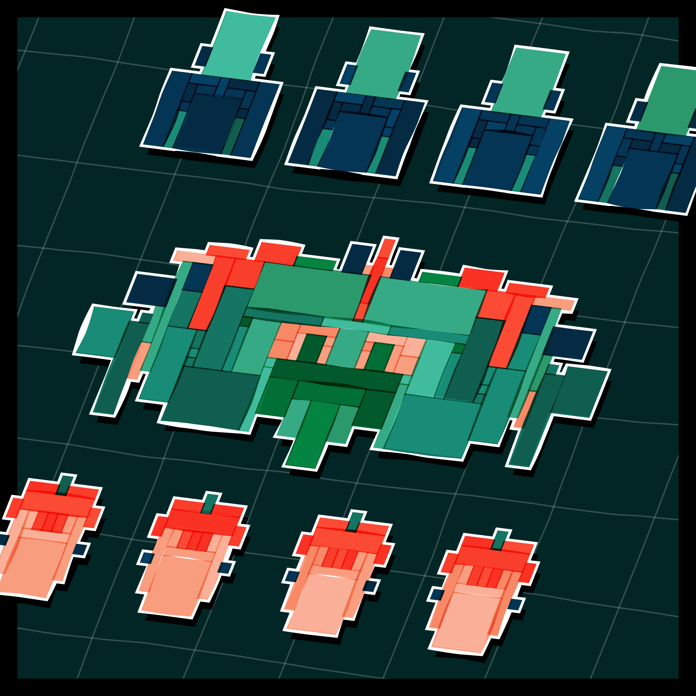 Art Blocks - Art Blocks v2 - Paper Armada #1058 - NFT # 37001058