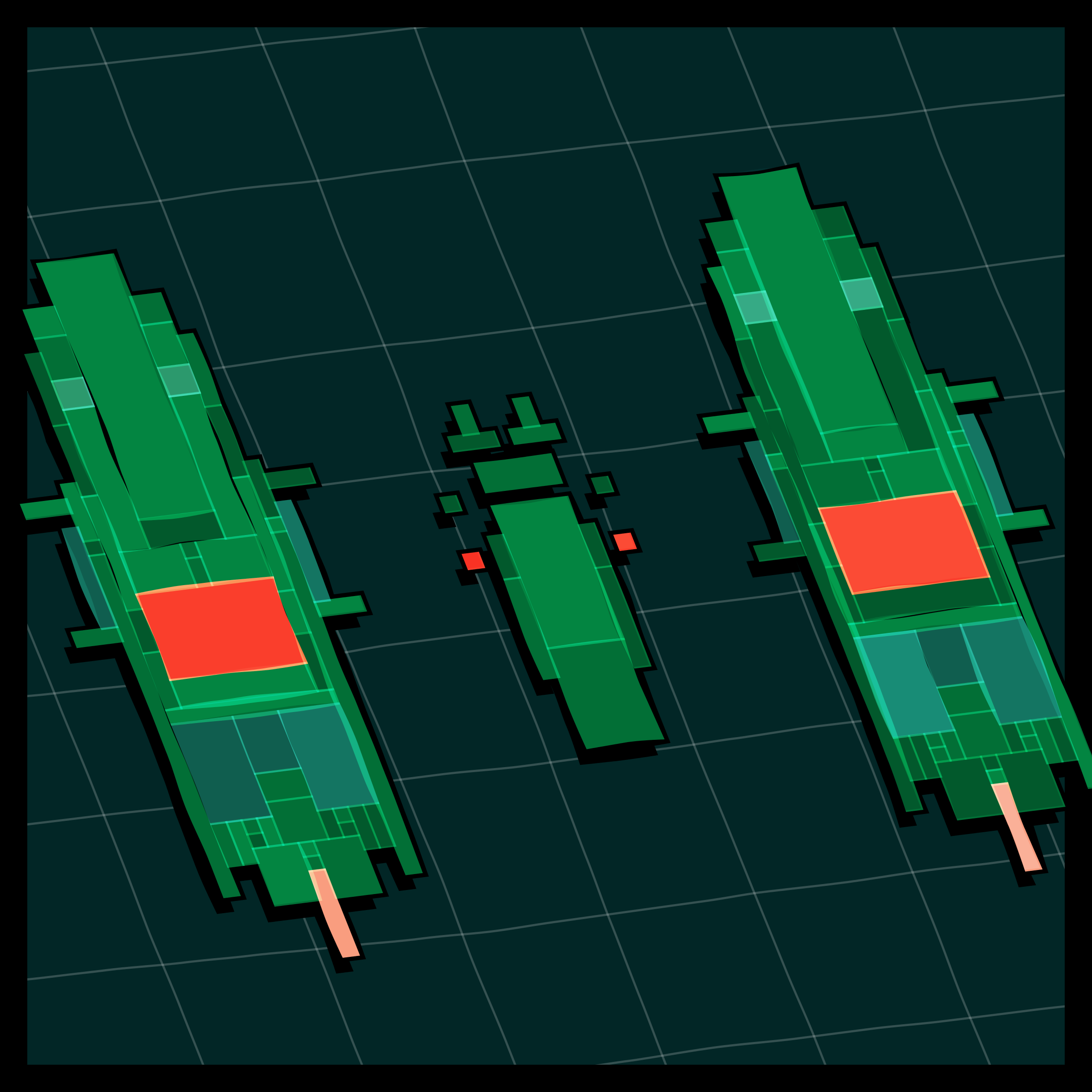 Art Blocks - Art Blocks v2 - Paper Armada #1067 - NFT # 37001067