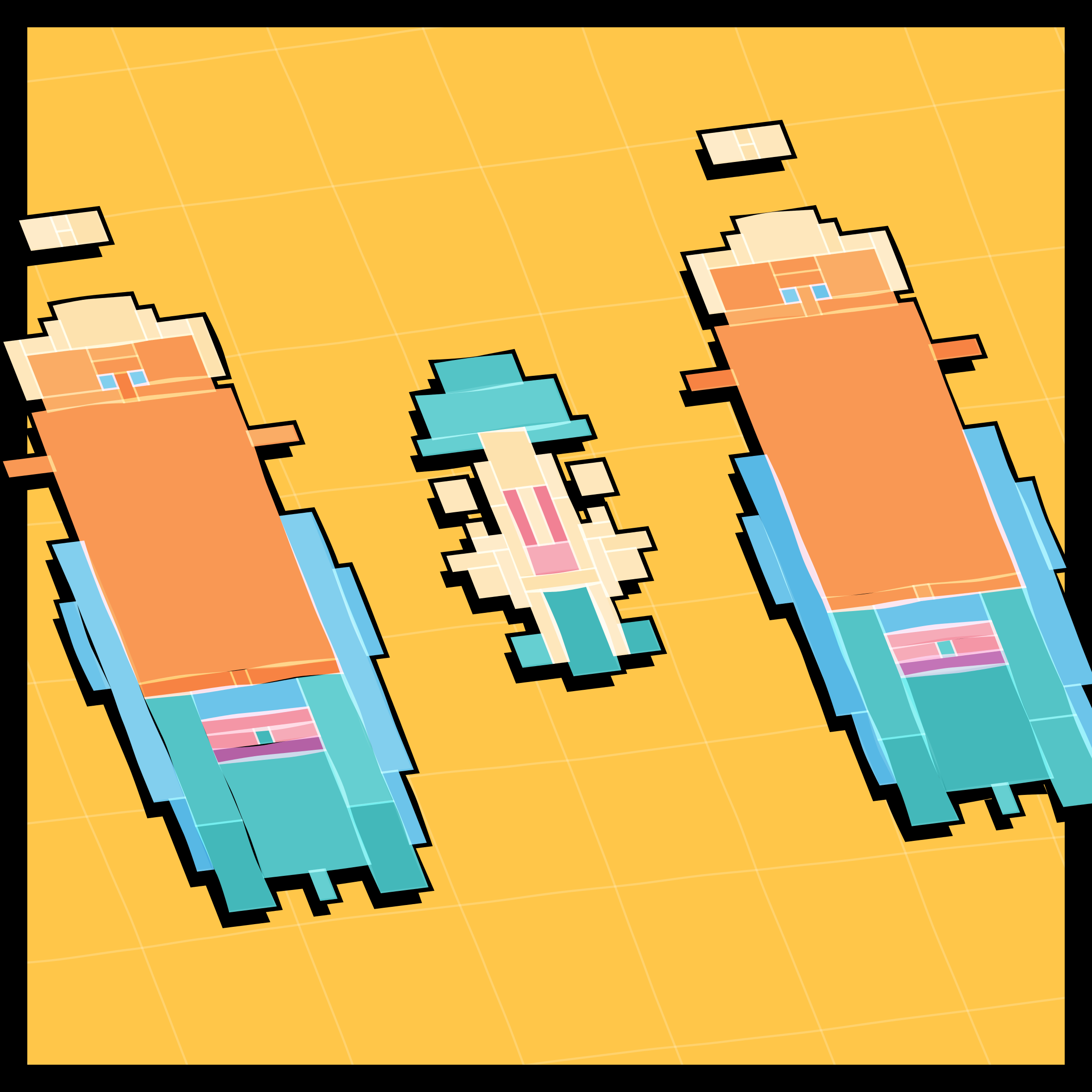 Art Blocks - Art Blocks v2 - Paper Armada #1102 - NFT # 37001102