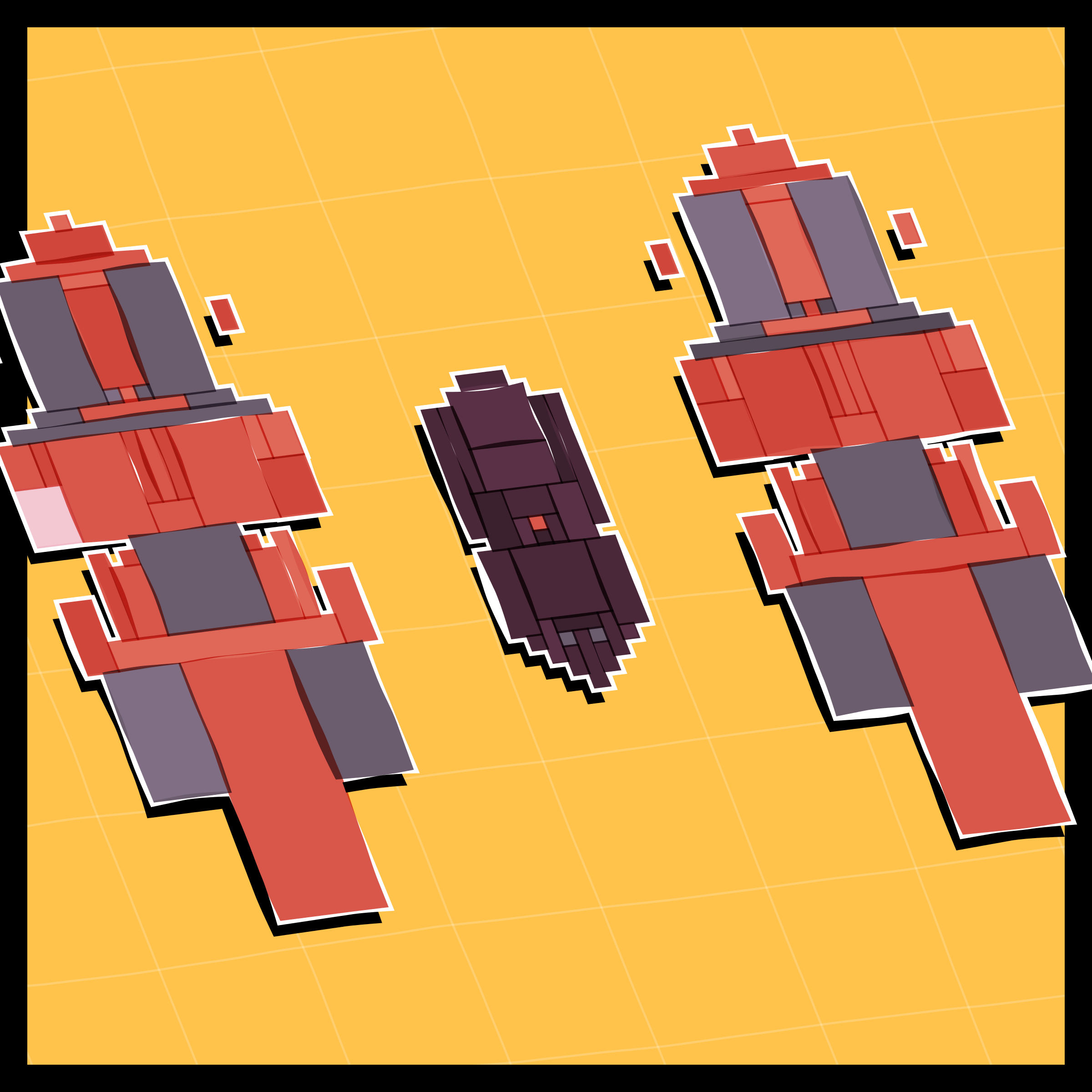 Art Blocks - Art Blocks v2 - Paper Armada #1129 - NFT # 37001129