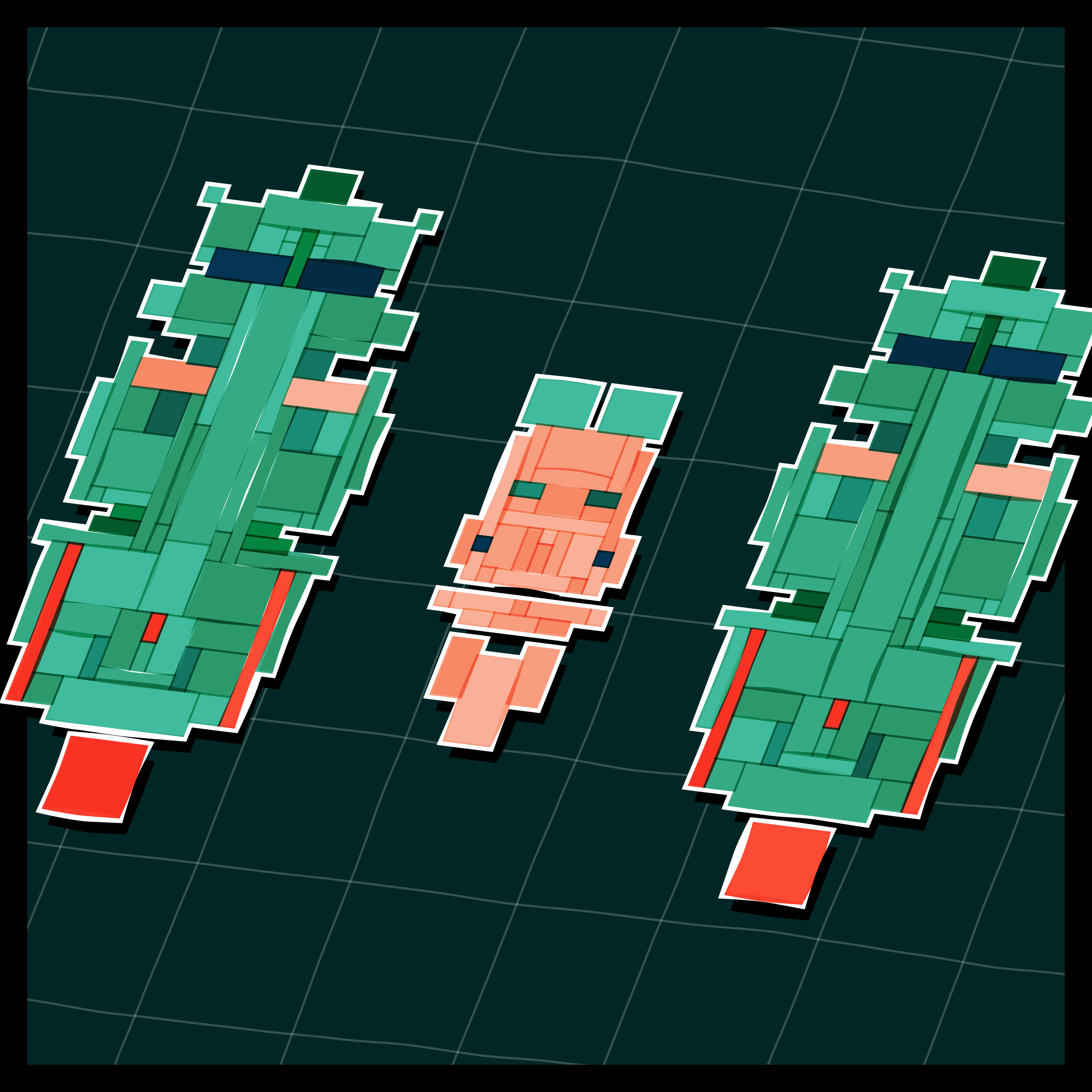 Art Blocks - Art Blocks v2 - Paper Armada #1130 - NFT # 37001130