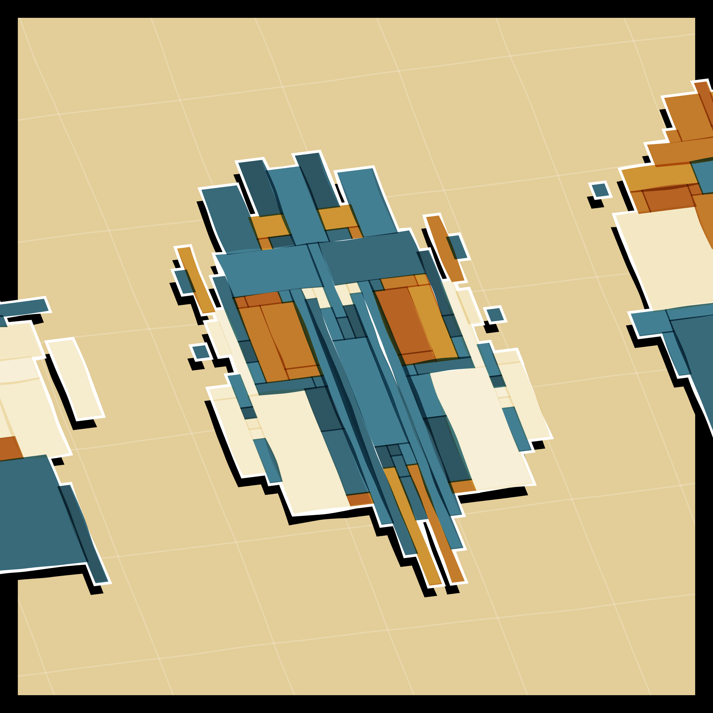 Art Blocks - Art Blocks v2 - Paper Armada #1154 - NFT # 37001154