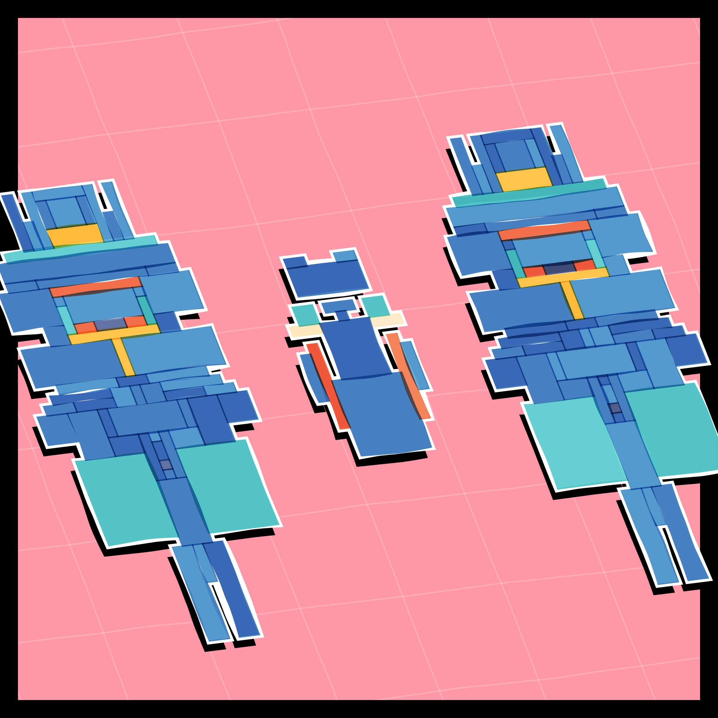 Art Blocks - Art Blocks v2 - Paper Armada #1159 - NFT # 37001159