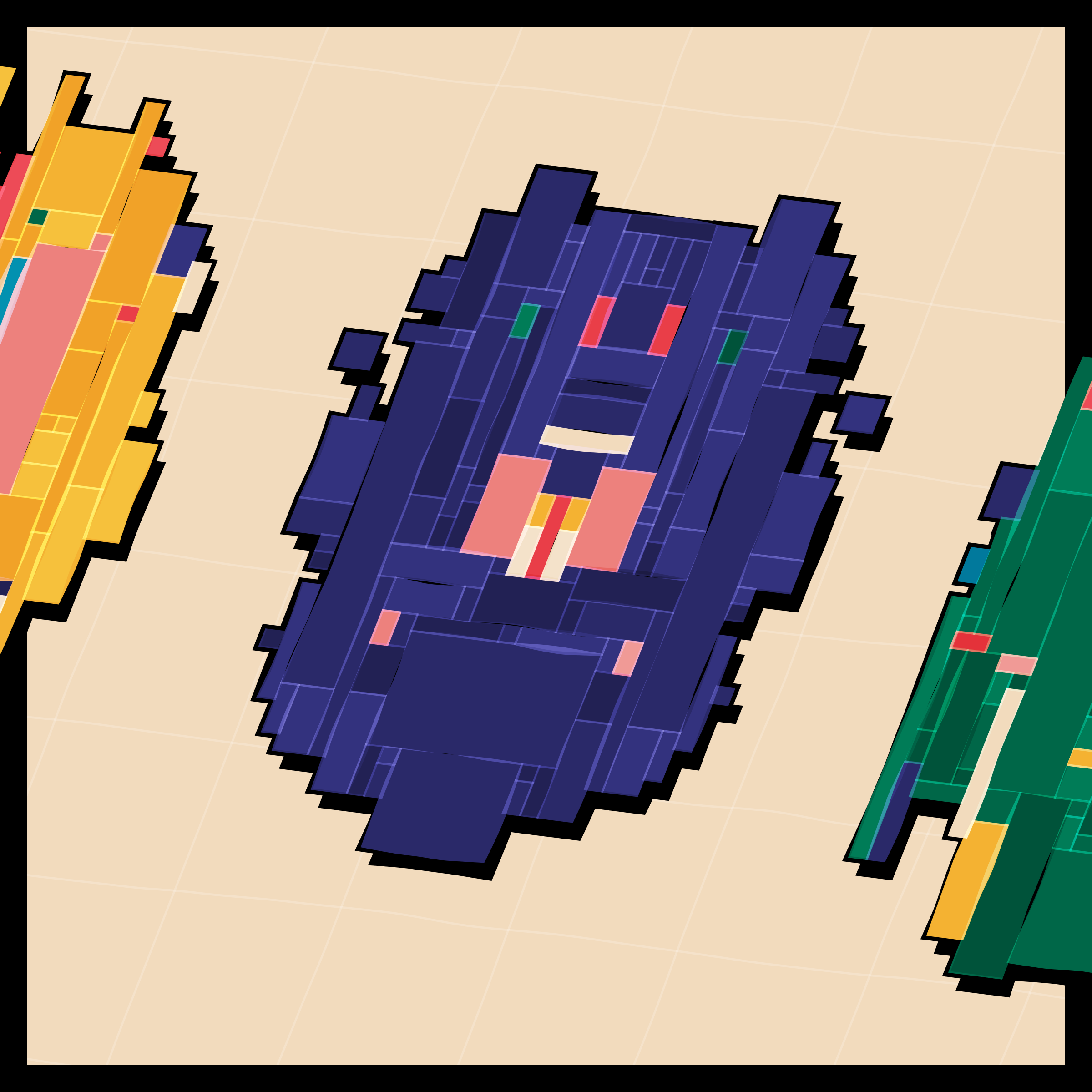 Art Blocks - Art Blocks v2 - Paper Armada #1162 - NFT # 37001162