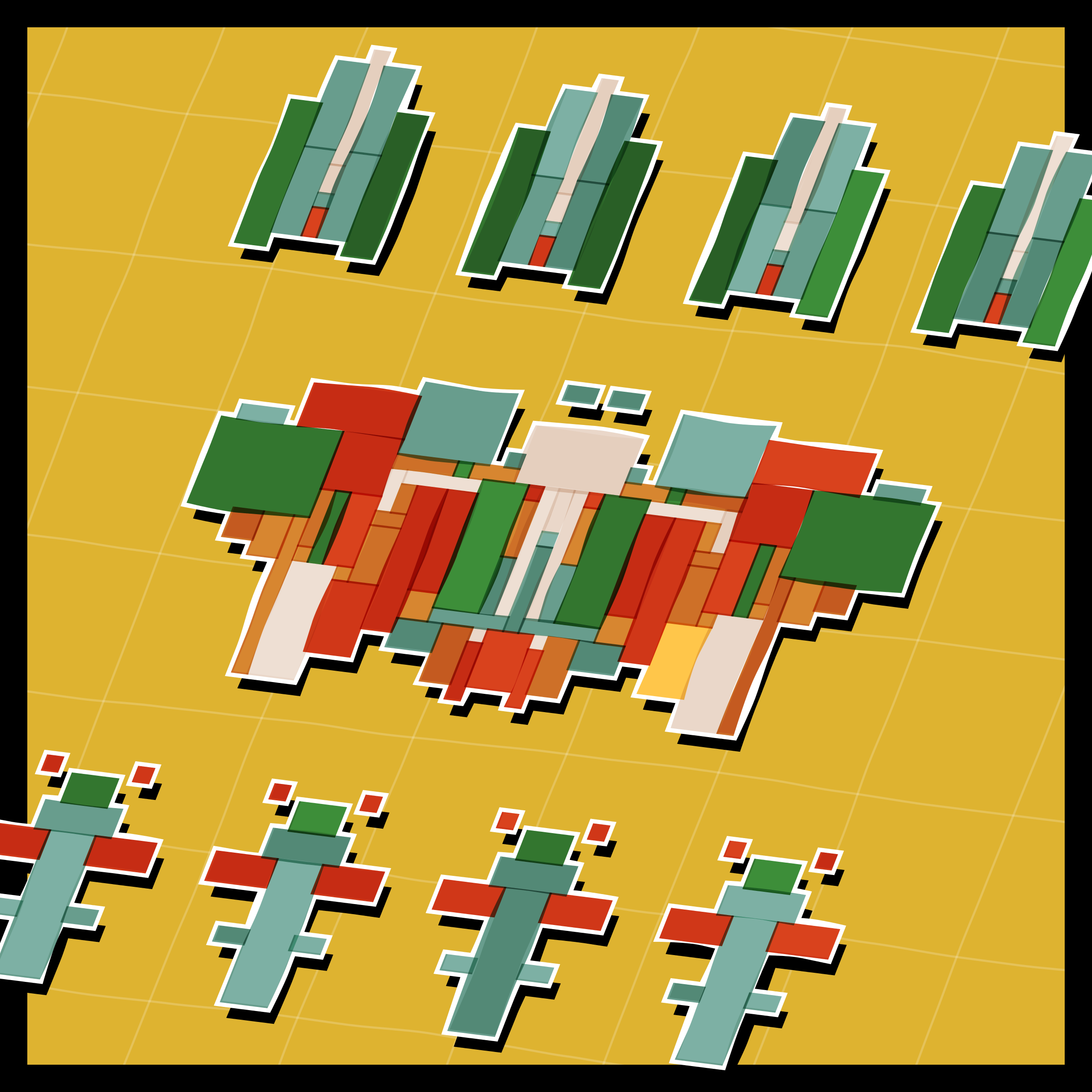 Art Blocks - Art Blocks v2 - Paper Armada #1163 - NFT # 37001163