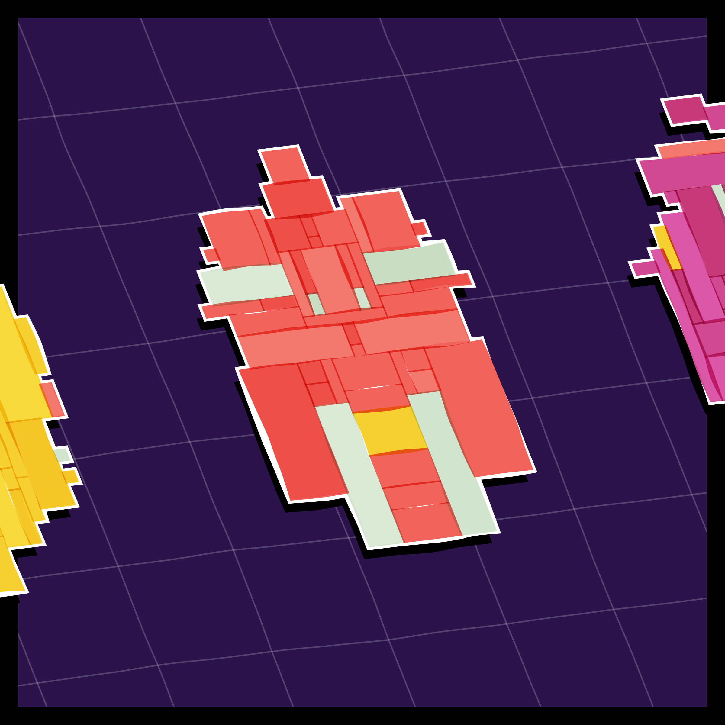 Art Blocks - Art Blocks v2 - Paper Armada #1164 - NFT # 37001164