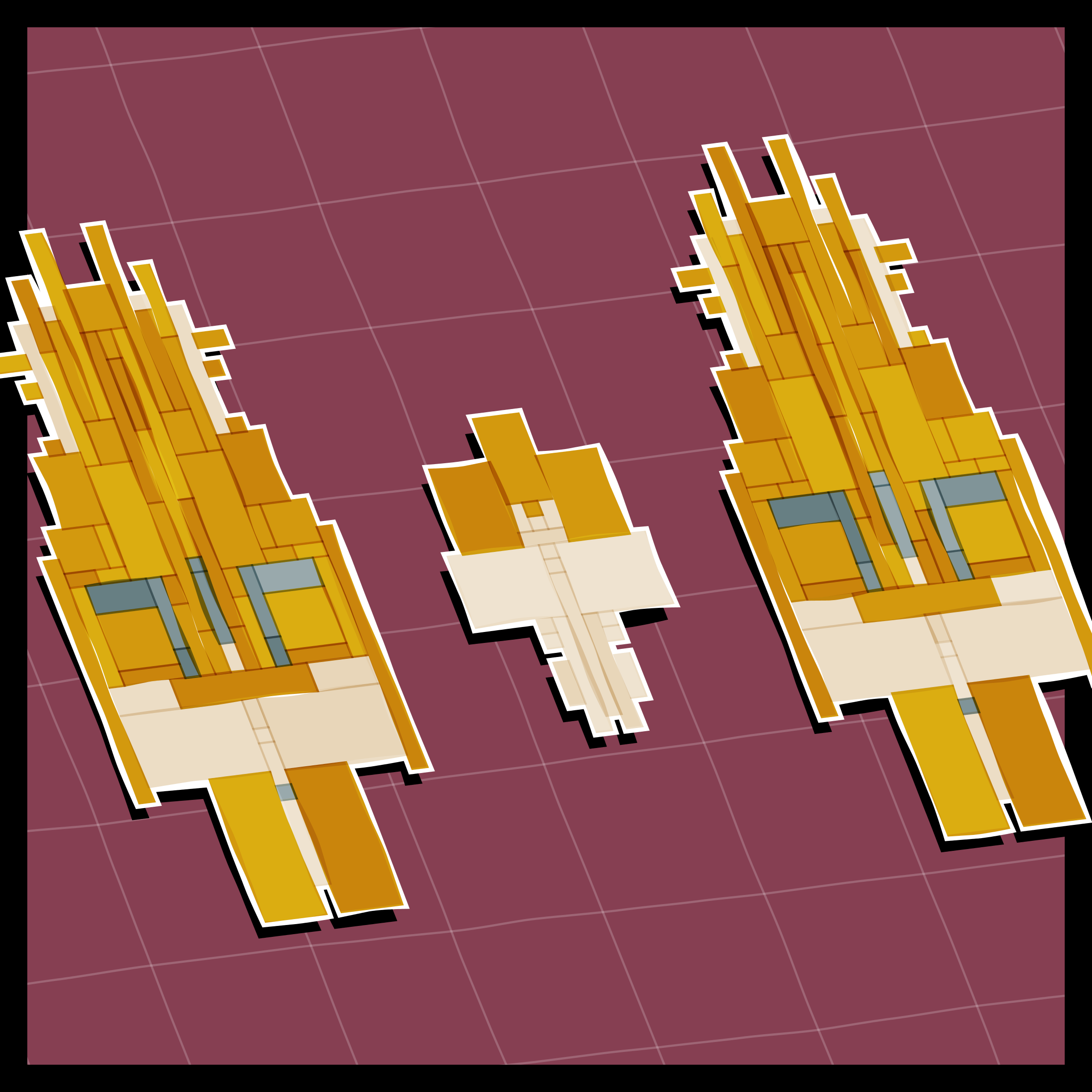 Art Blocks - Art Blocks v2 - Paper Armada #1165 - NFT # 37001165