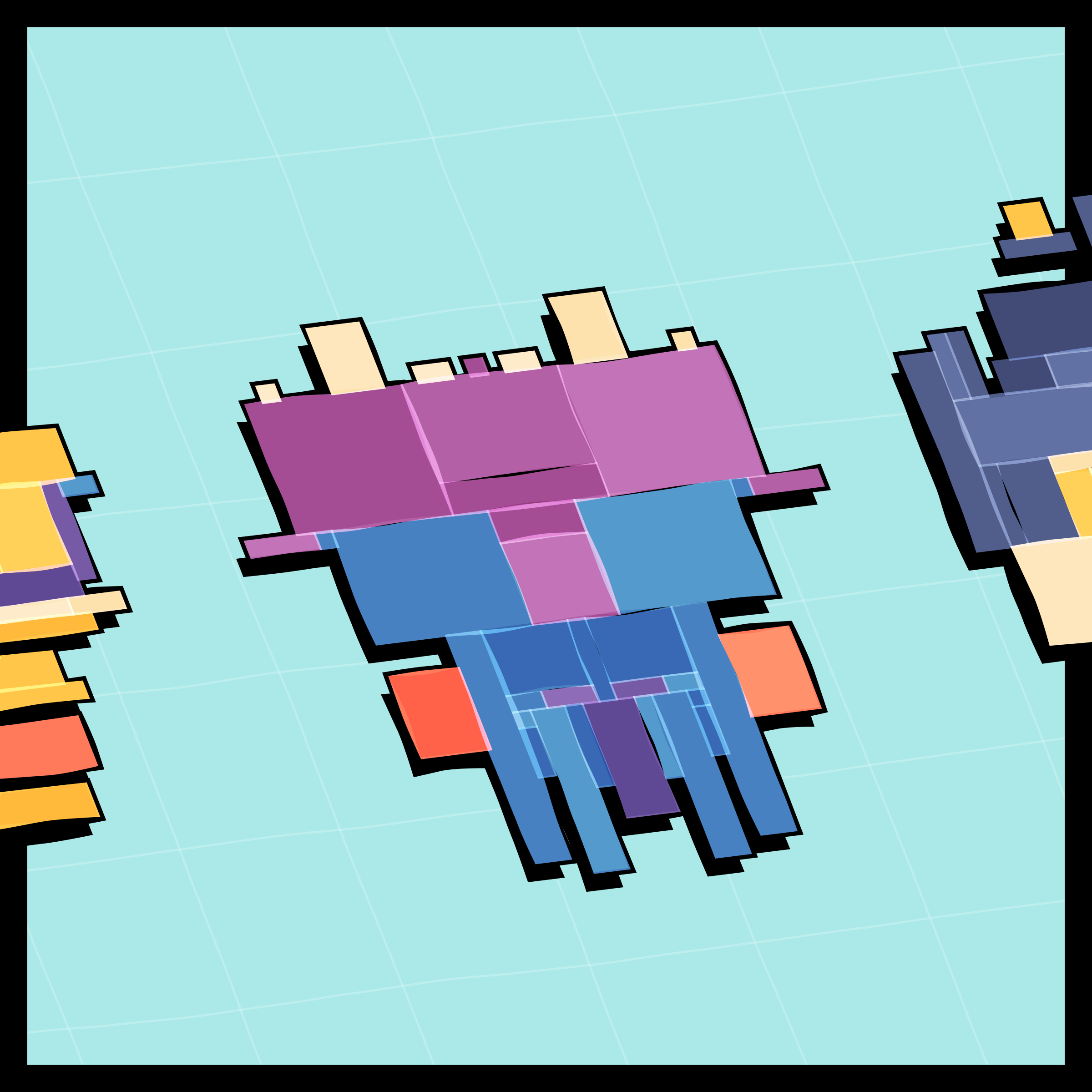 Art Blocks - Art Blocks v2 - Paper Armada #1178 - NFT # 37001178