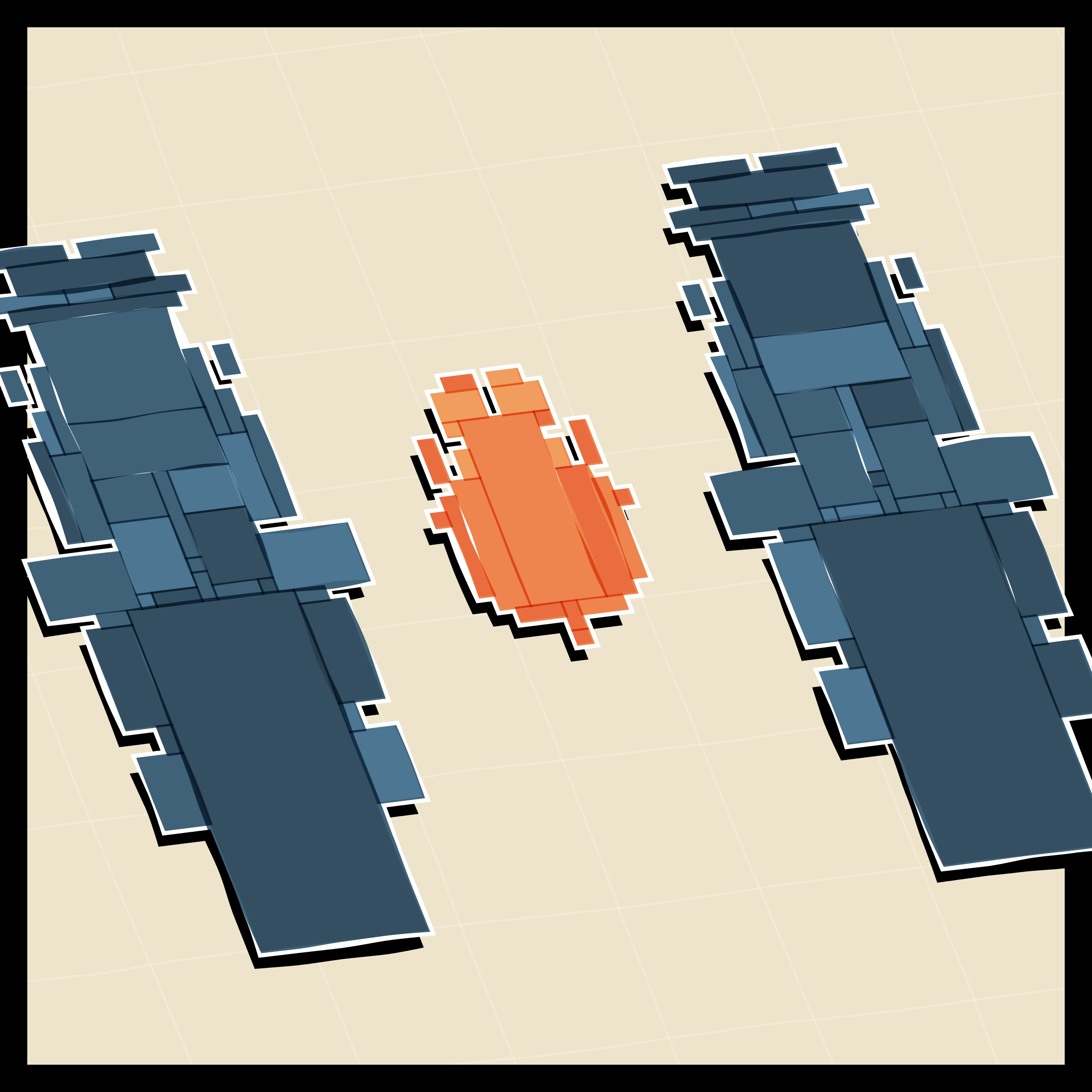 Art Blocks - Art Blocks v2 - Paper Armada #1187 - NFT # 37001187