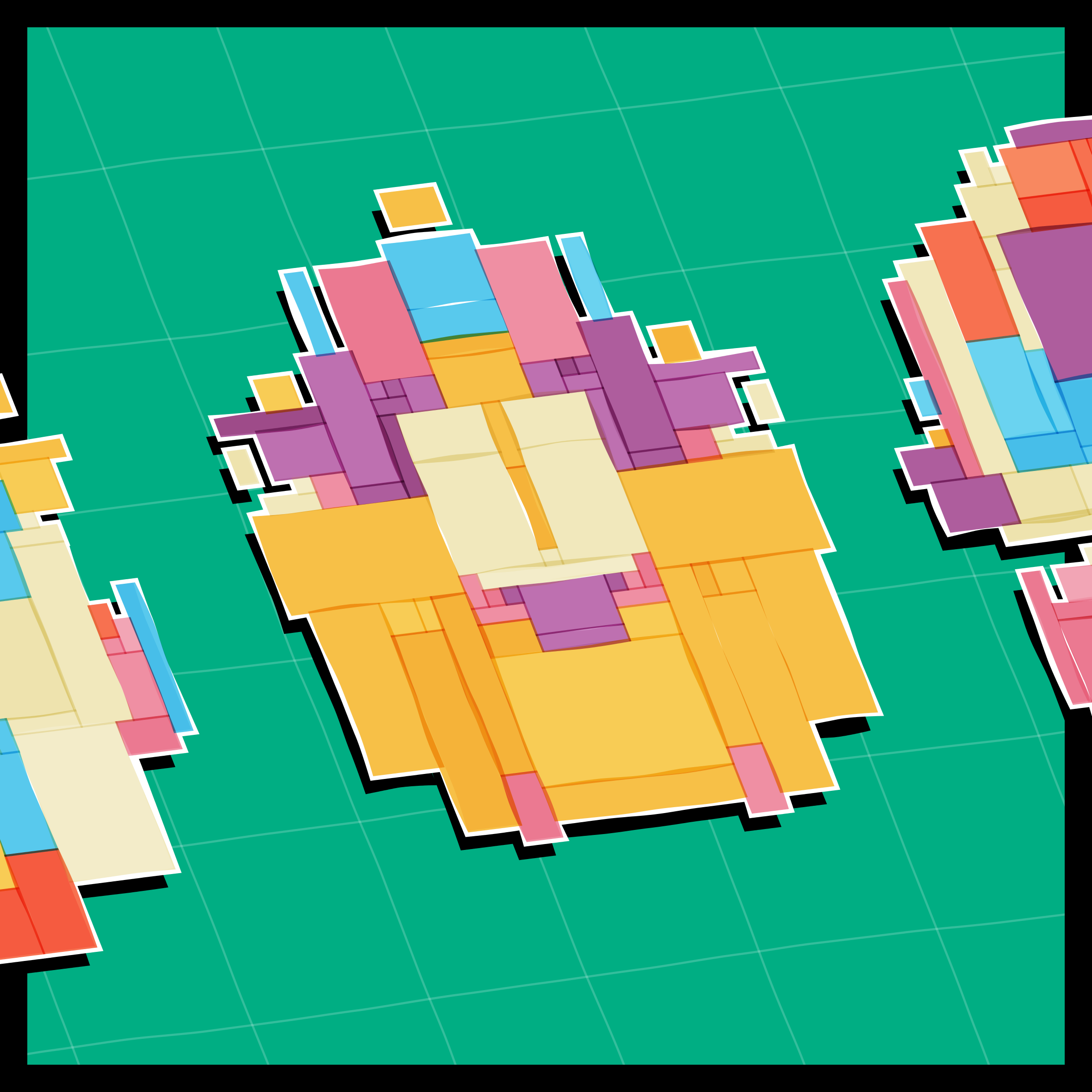 Art Blocks - Art Blocks v2 - Paper Armada #1192 - NFT # 37001192